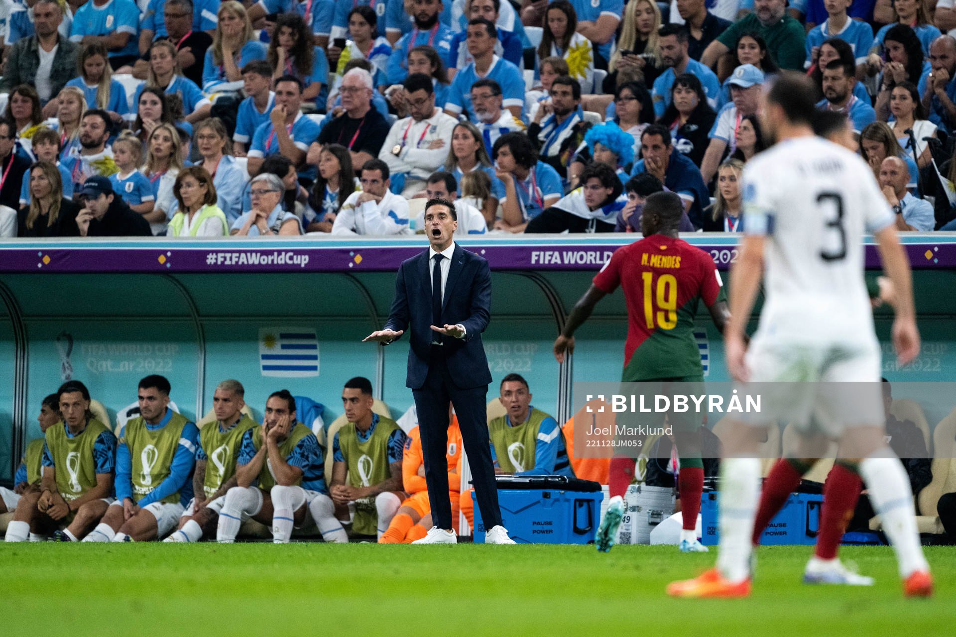 Head coach Diego Alonso of Uruguay