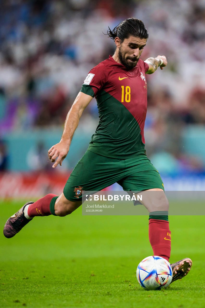Ruben Neves of Portugal during the FIFA World Cup 2022 football match between Portugal and Uruguay on November 28, 2022 in Doha.