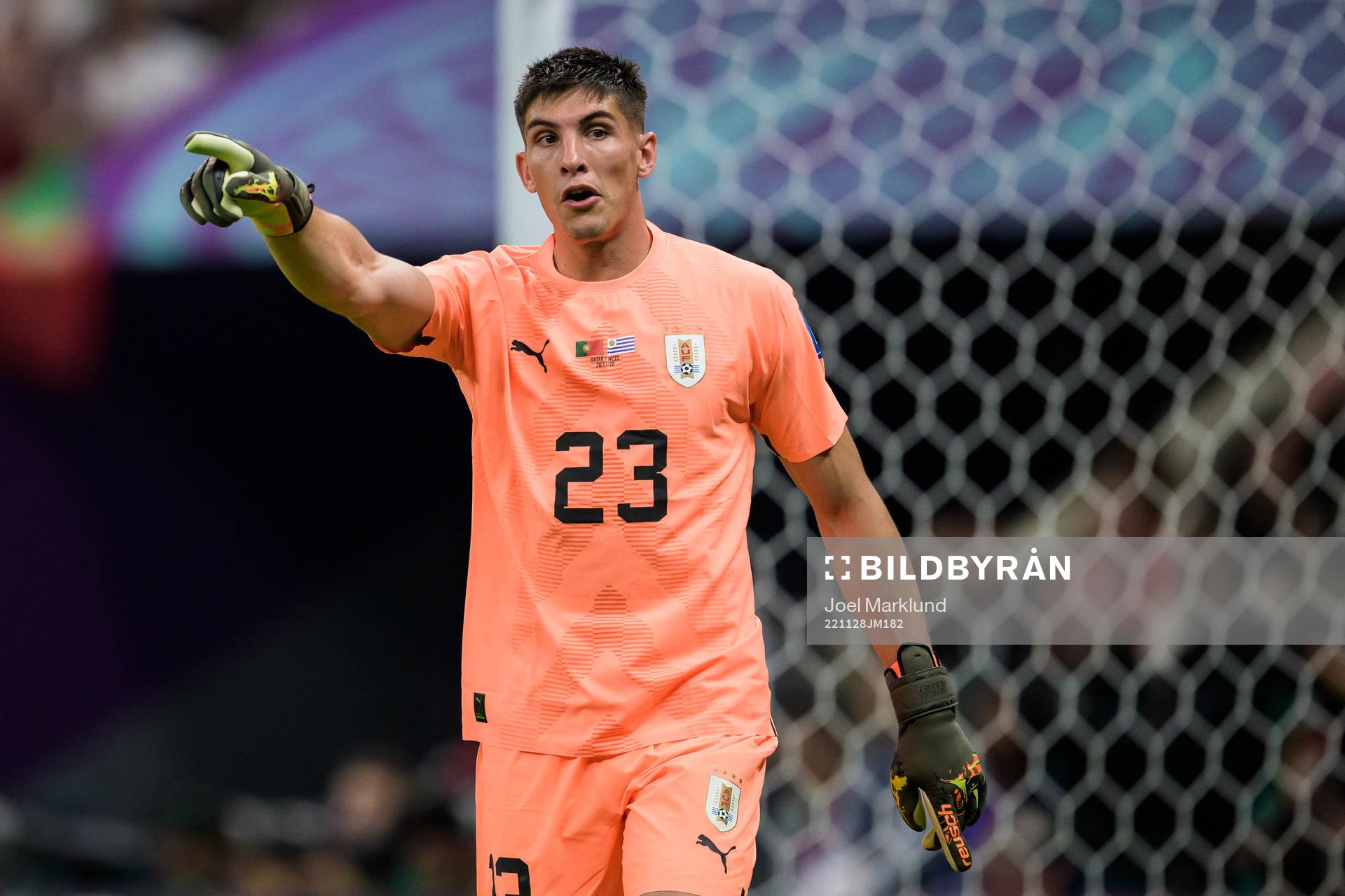 Goalkeeper Sergio Rochet of Uruguay