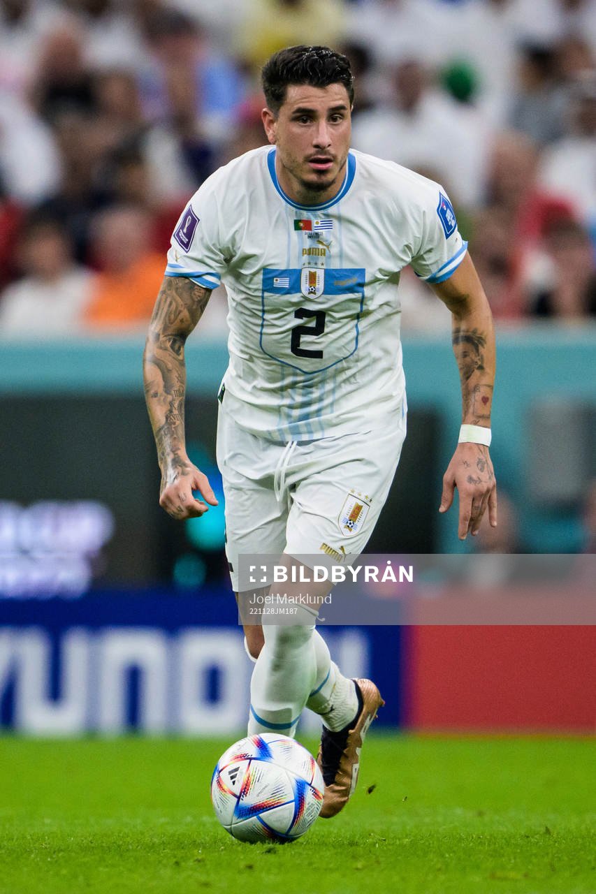 Jose Maria Gimenez of Uruguay