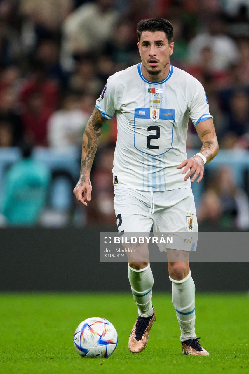Jose Maria Gimenez of Uruguay
