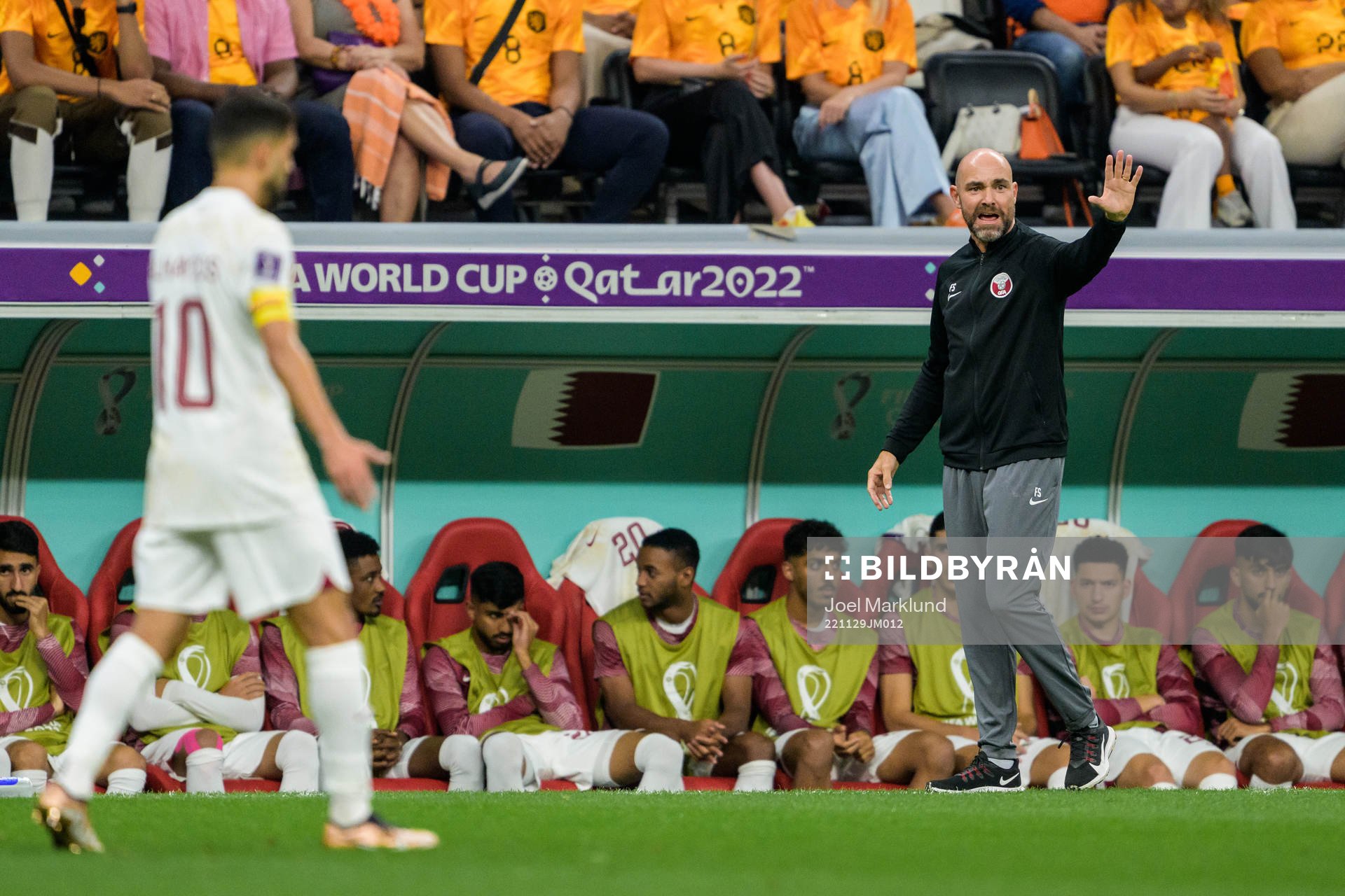 head coach Felix Sanchez of Qatar