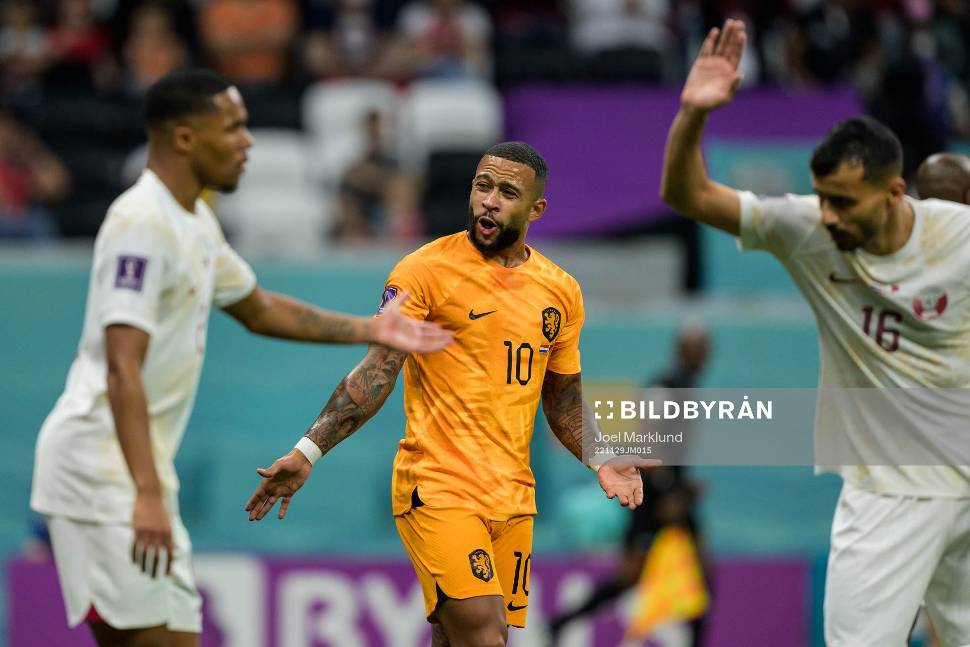 Memphis Depay of Netherlands