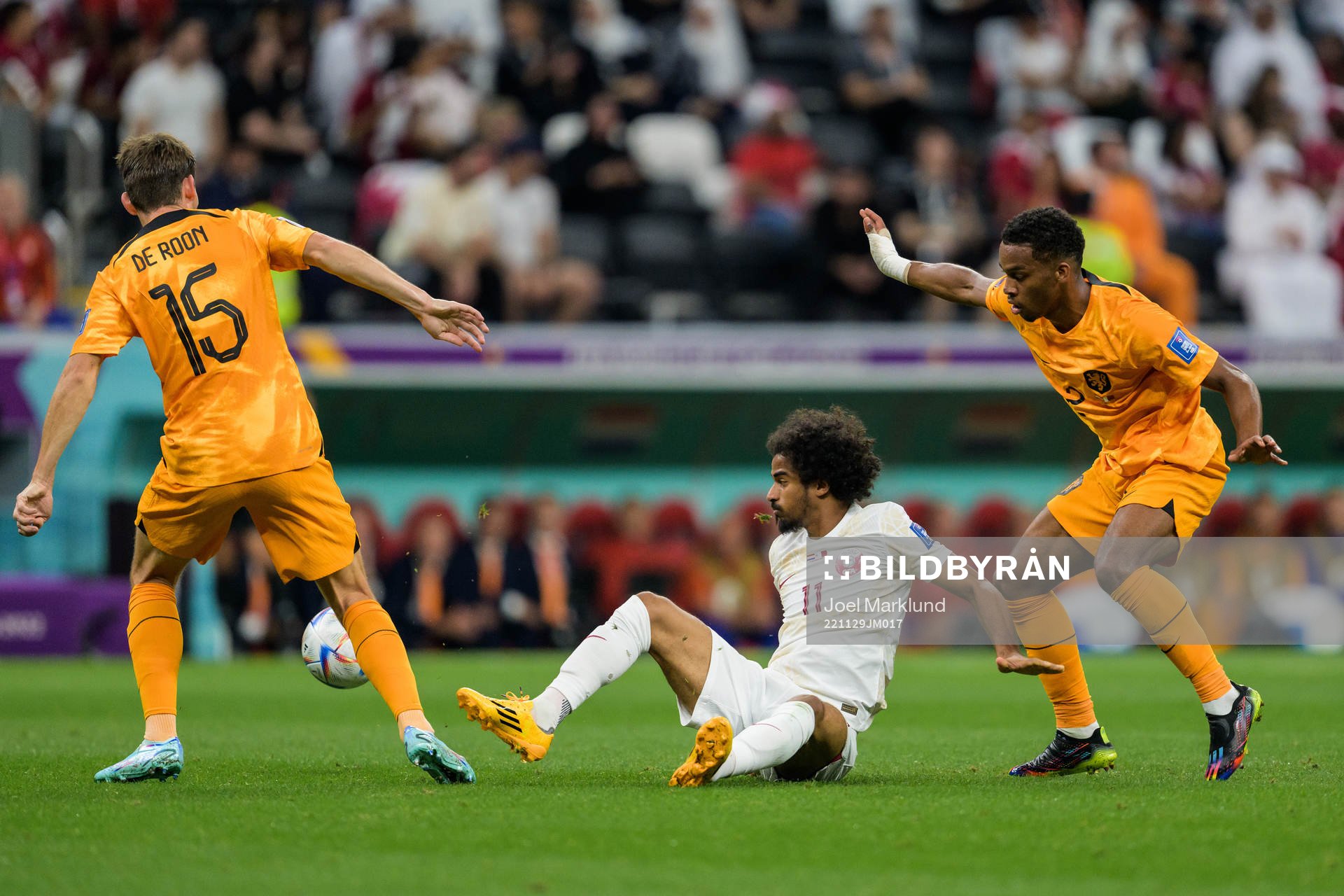 Marten de Roon and Jurrien Timber of Netherlands against