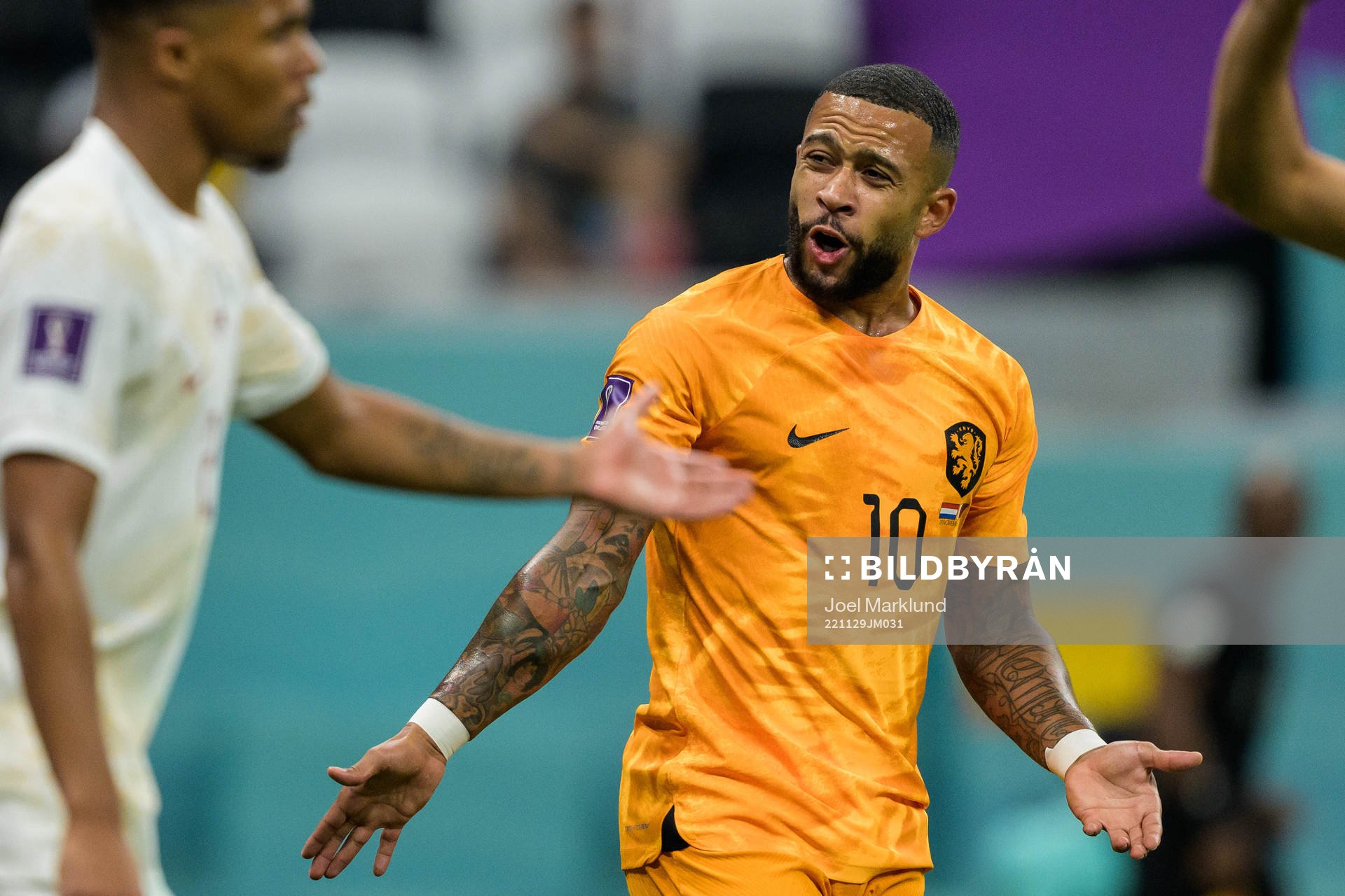 Memphis Depay of Netherlands
