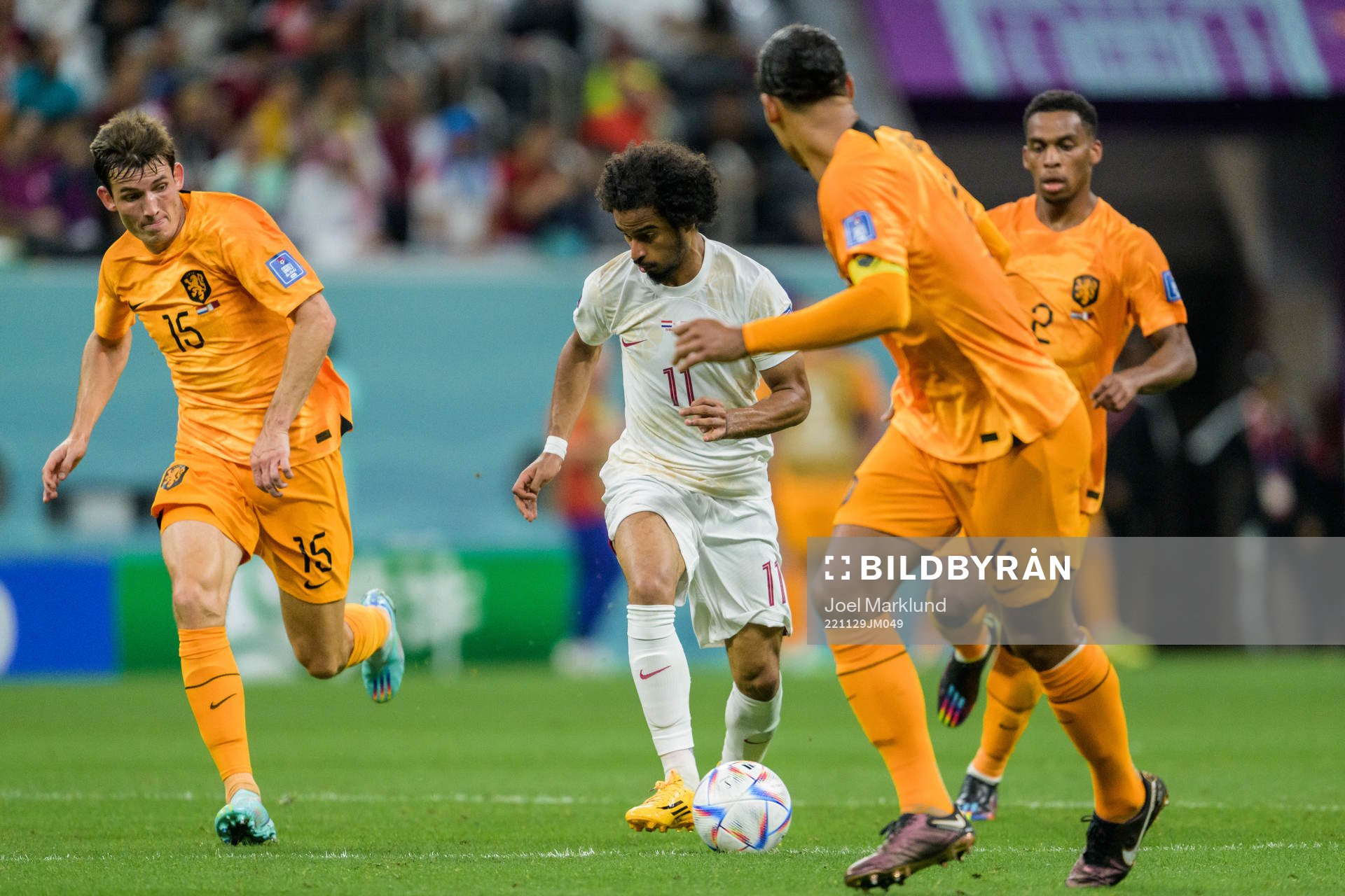 Marten de Roon, Virgil van Dijk and Jurrien Timber of