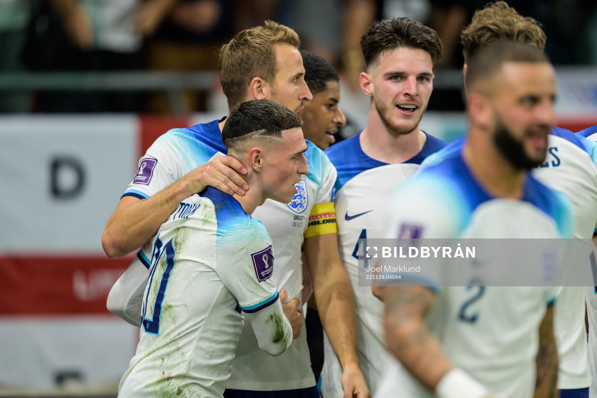 Phil Foden of England celebrates