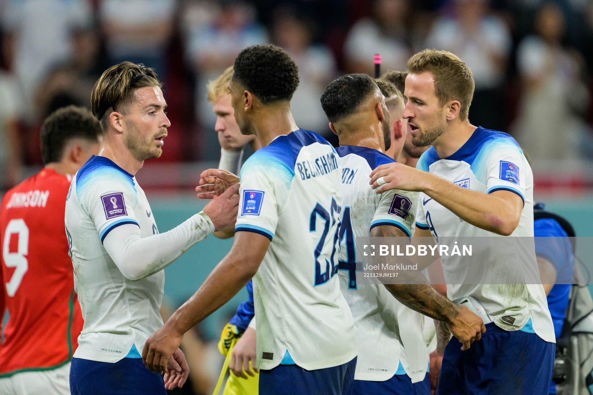 Jack Grealish, Jude Bellingham, Callum Wilson and Harry