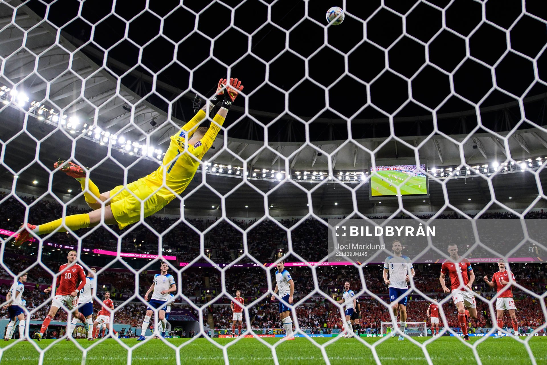 Goalkeeper Jordan Pickford of England
