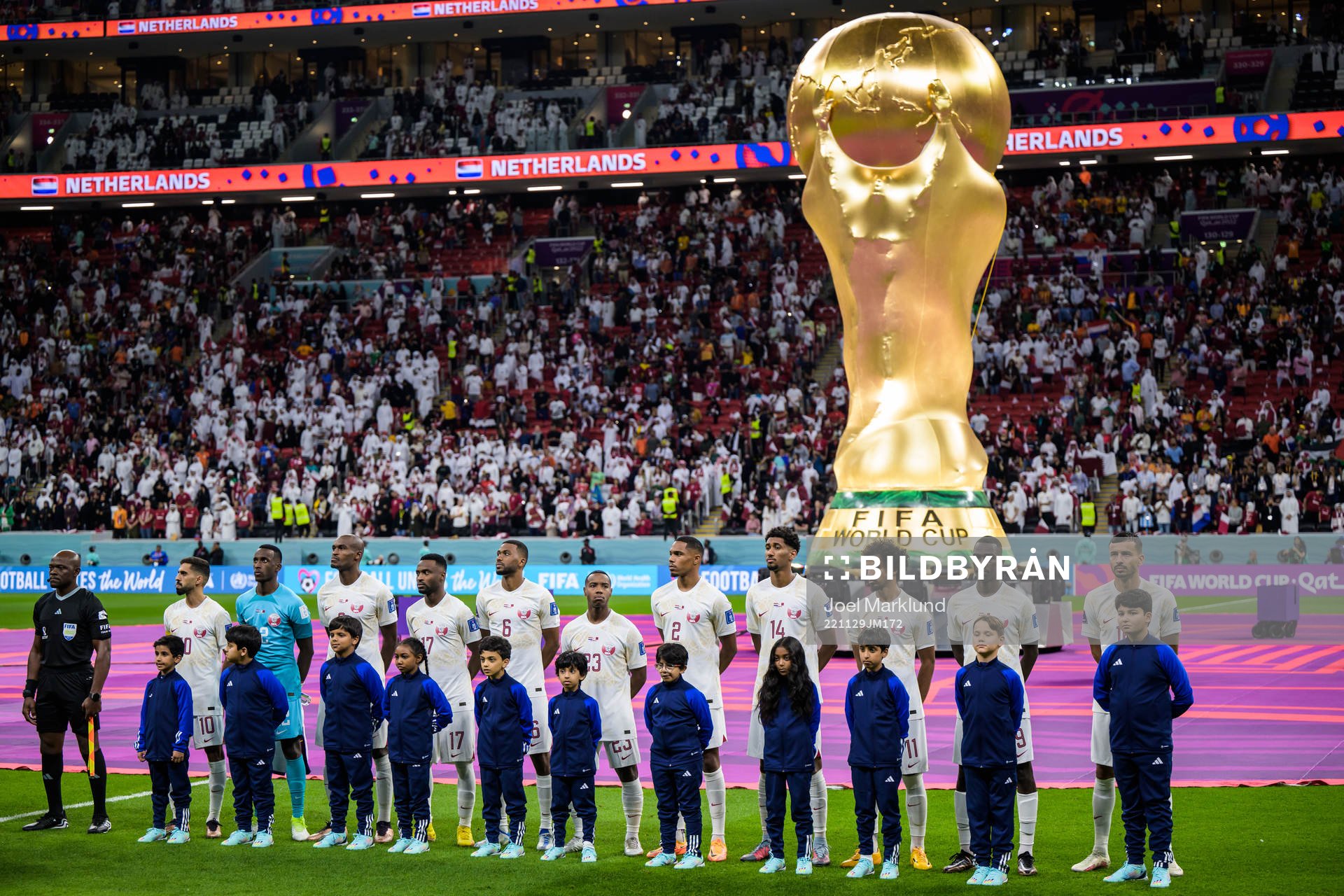 The starting eleven of Qatar