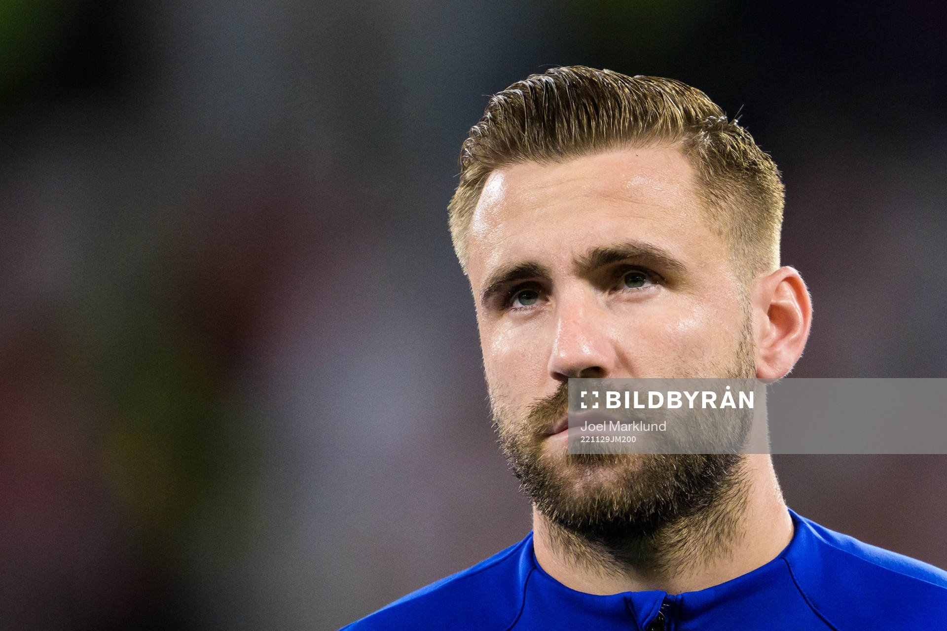Luke Shaw of England