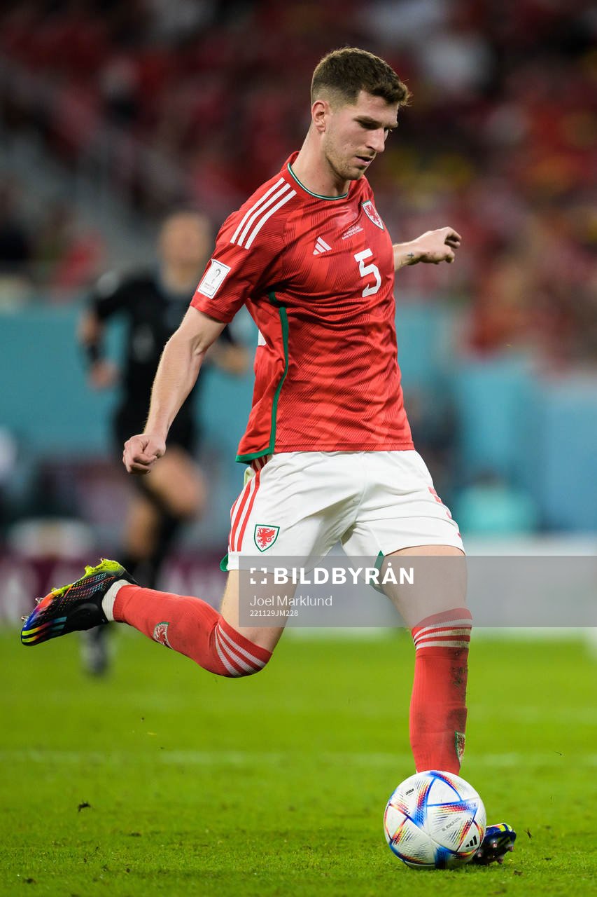 Chris Mepham of Wales