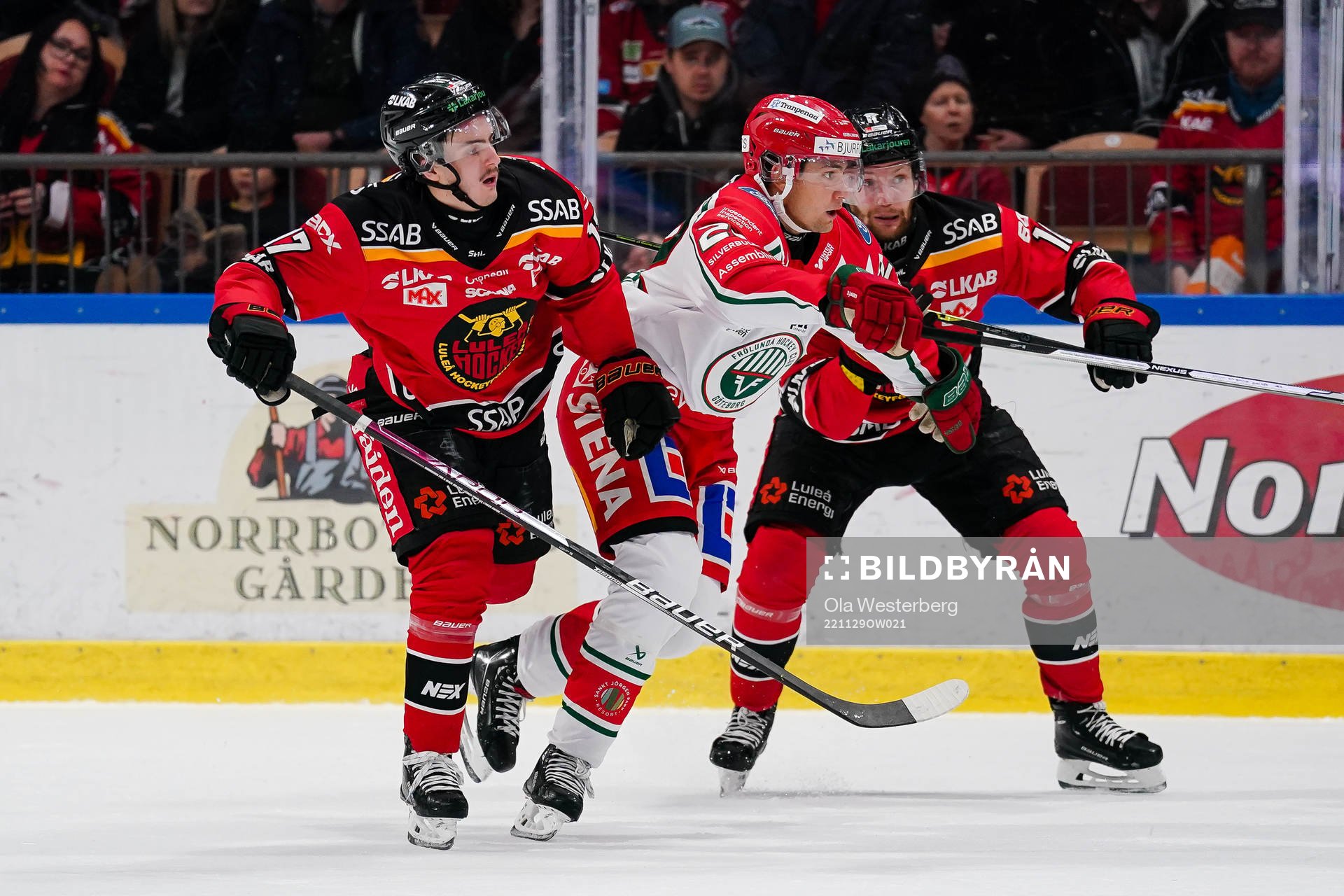 Luleås Isac Brännström och Einar Emanuelsson