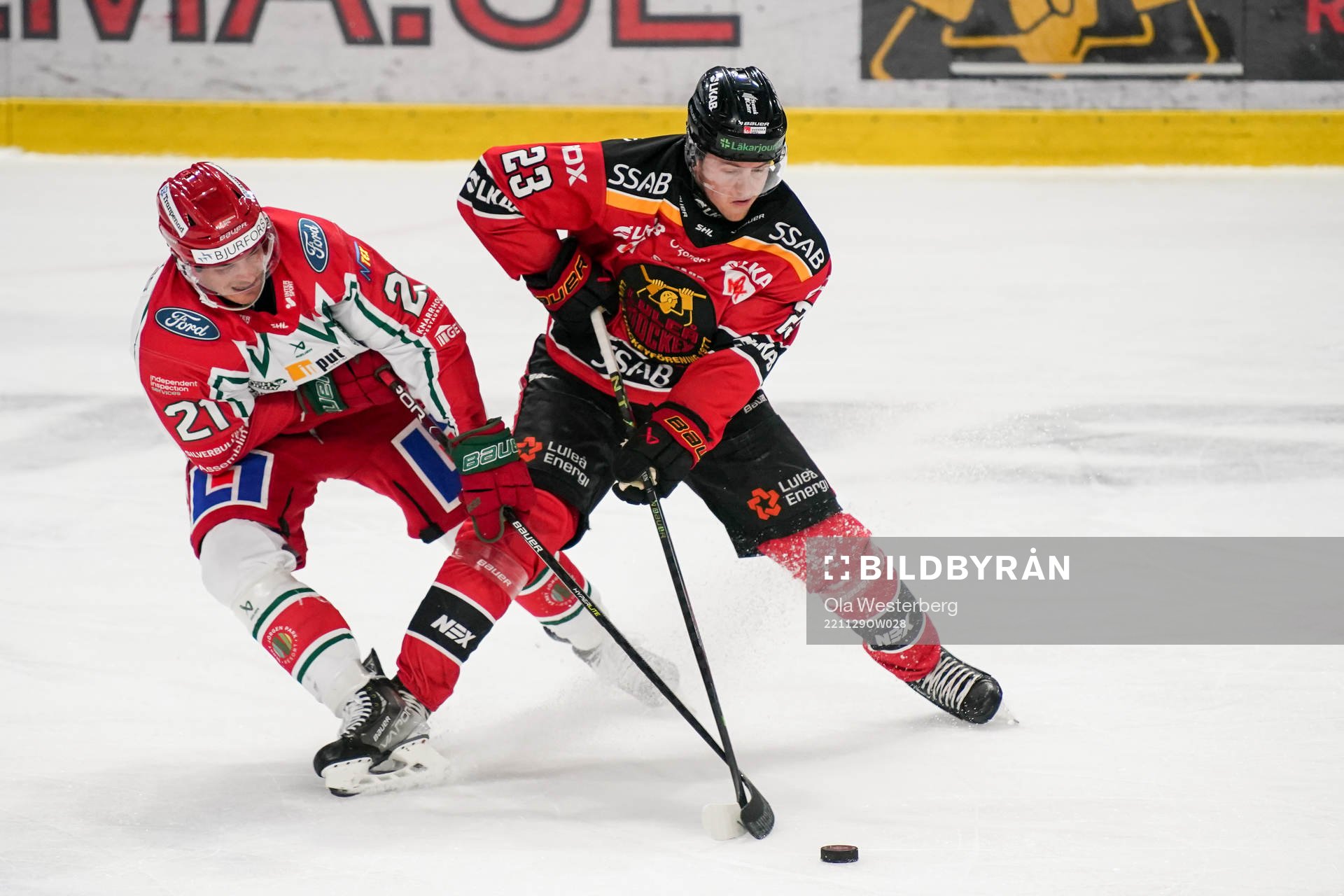Frölundas Loui Eriksson och Luleås Jesper Sellgren