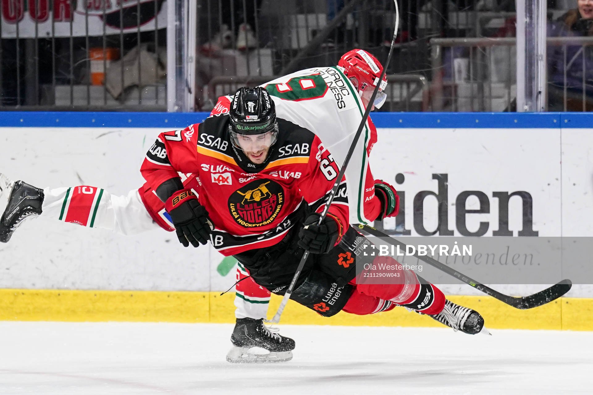 Frölundas Jan Mursak och Luleås Konstantin Komarek