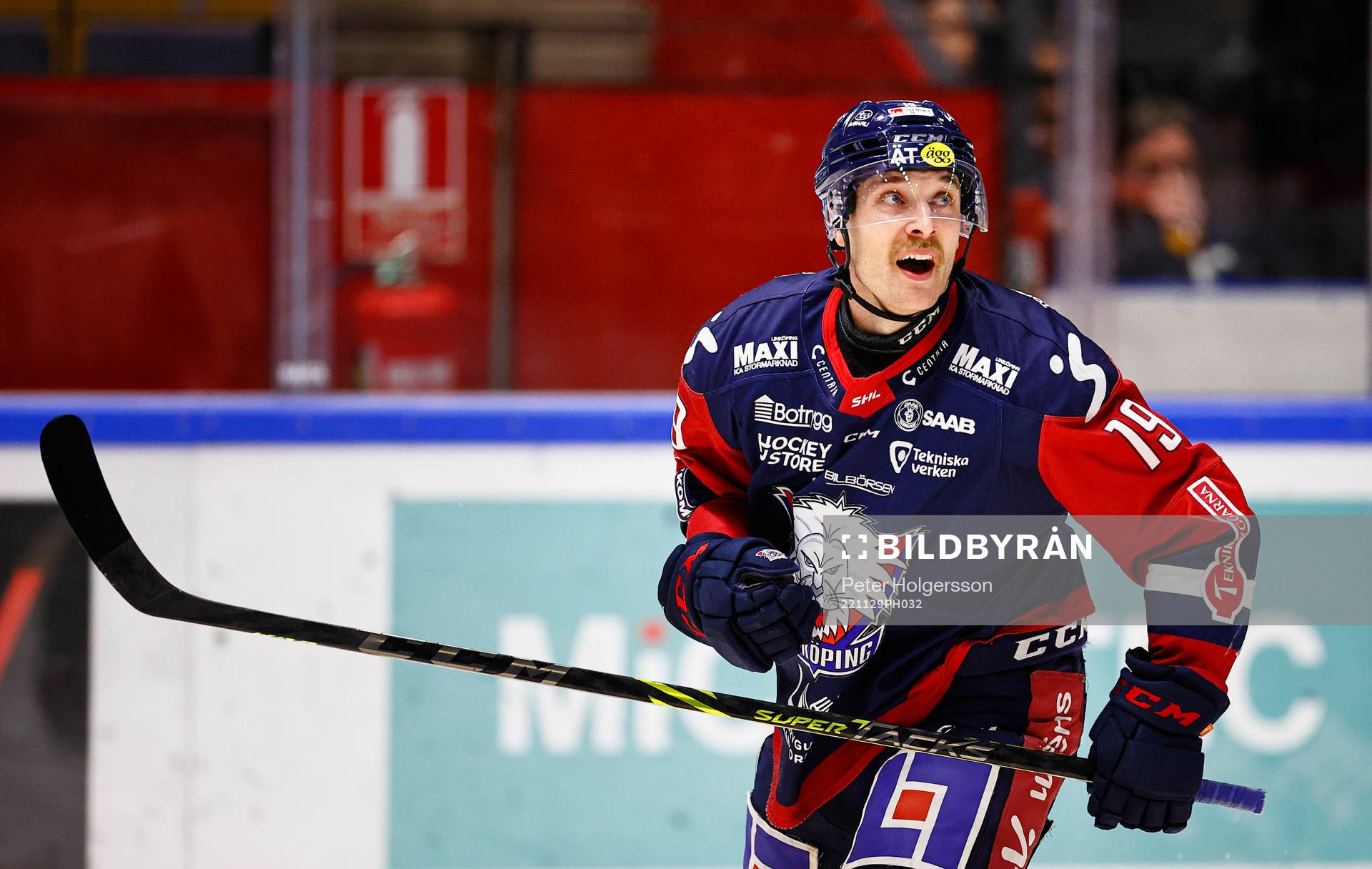 Linköpings Patrick Russell jublar