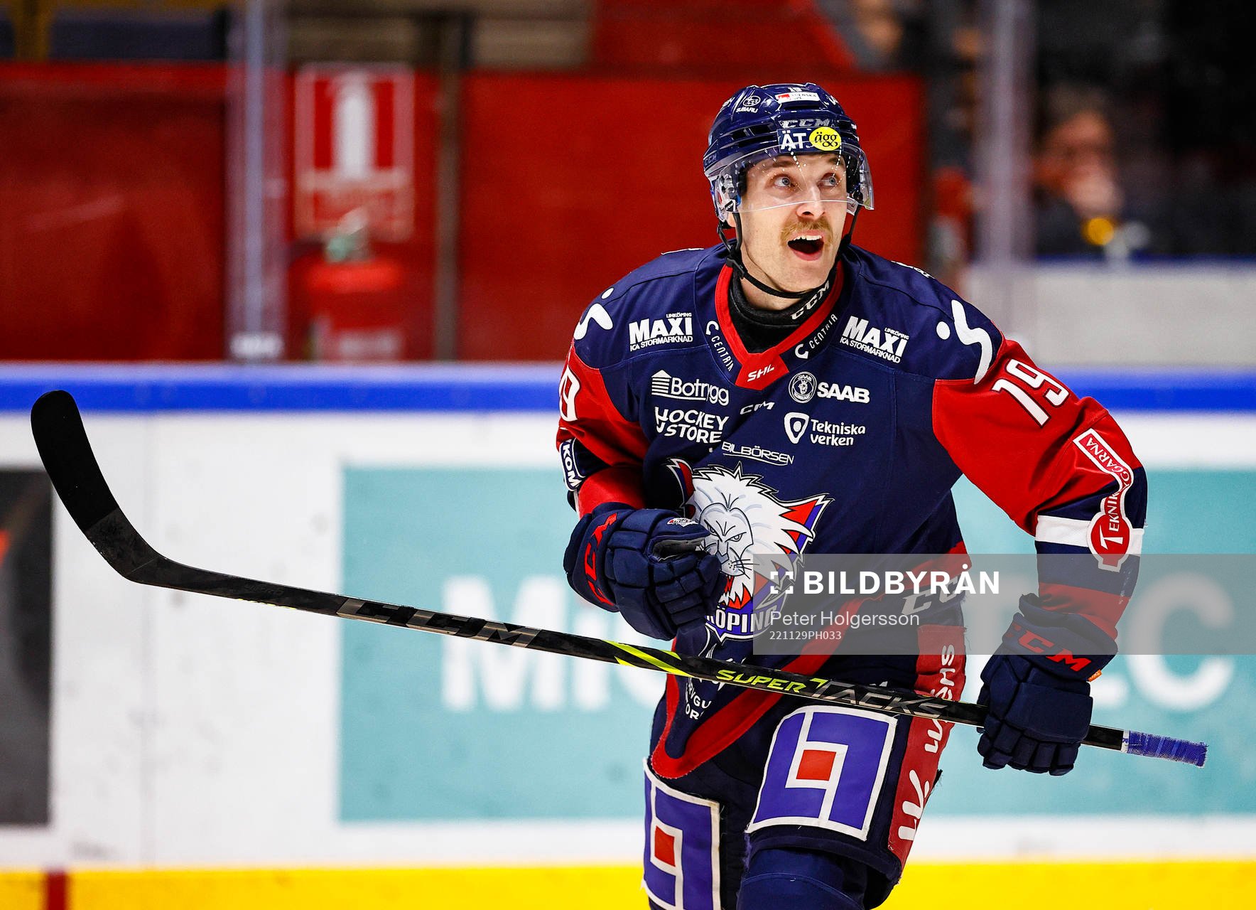 Linköpings Patrick Russell jublar