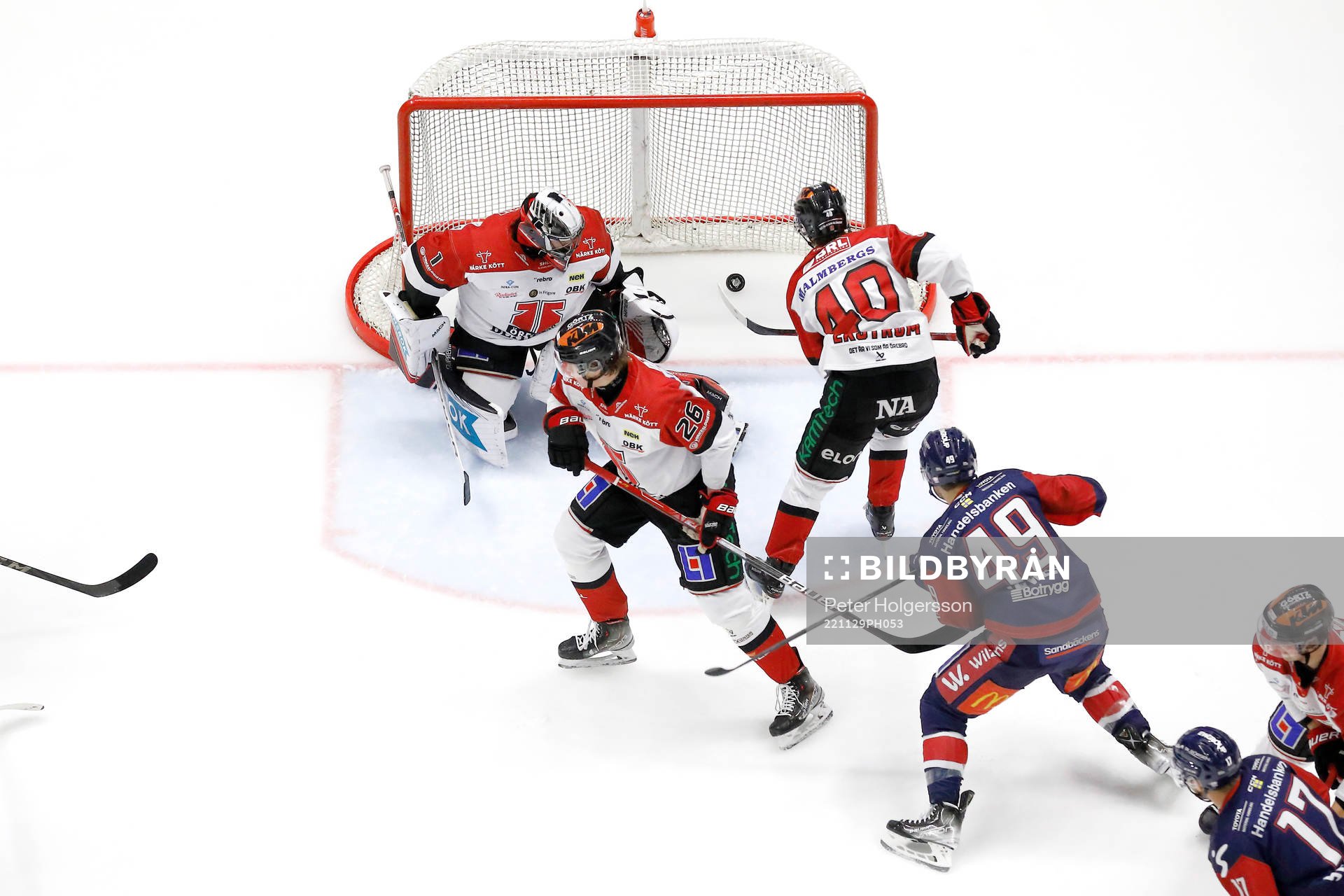 Mål 3-0 av Linköpings Patrick Russell förbi