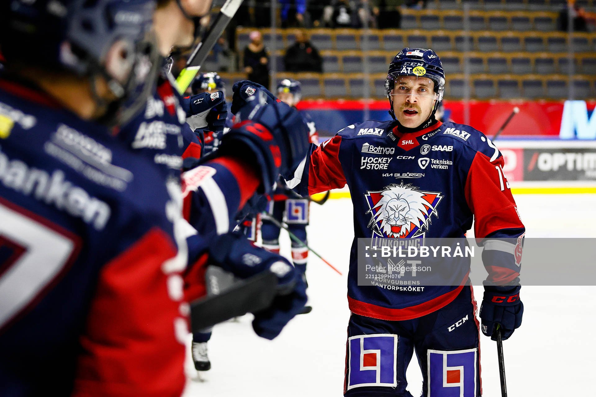 Linköpings Patrick Russell jublar