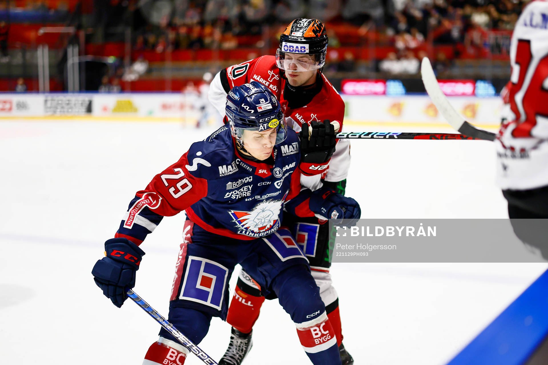 Linköpings Georg Weigelt och Örebros Elias Ekström