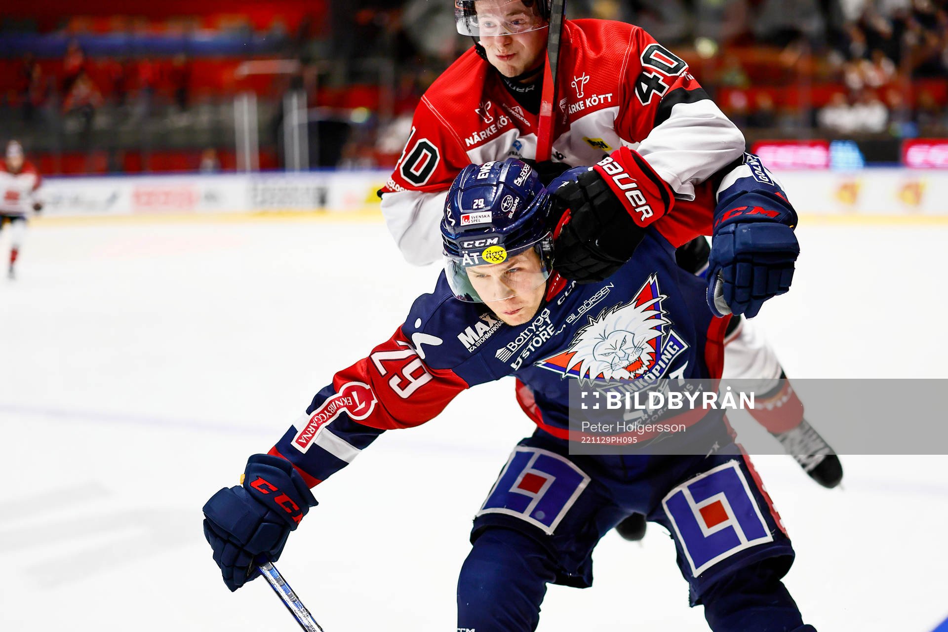 Linköpings Georg Weigelt och Örebros Elias Ekström