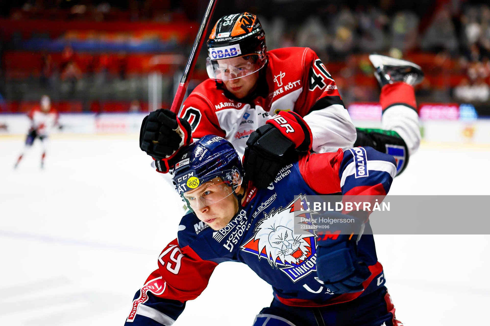Linköpings Georg Weigelt och Örebros Elias Ekström