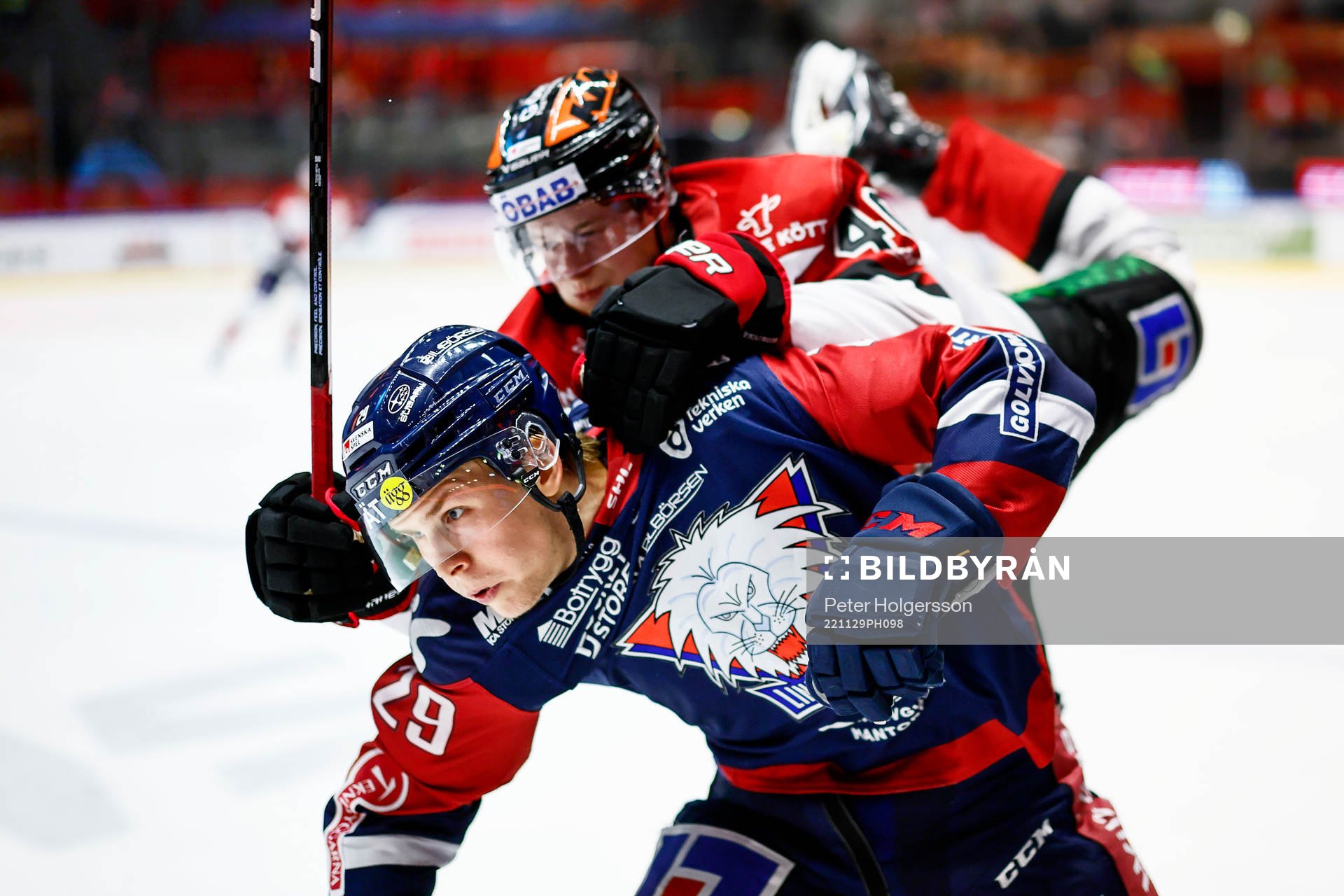 Linköpings Georg Weigelt och Örebros Elias Ekström