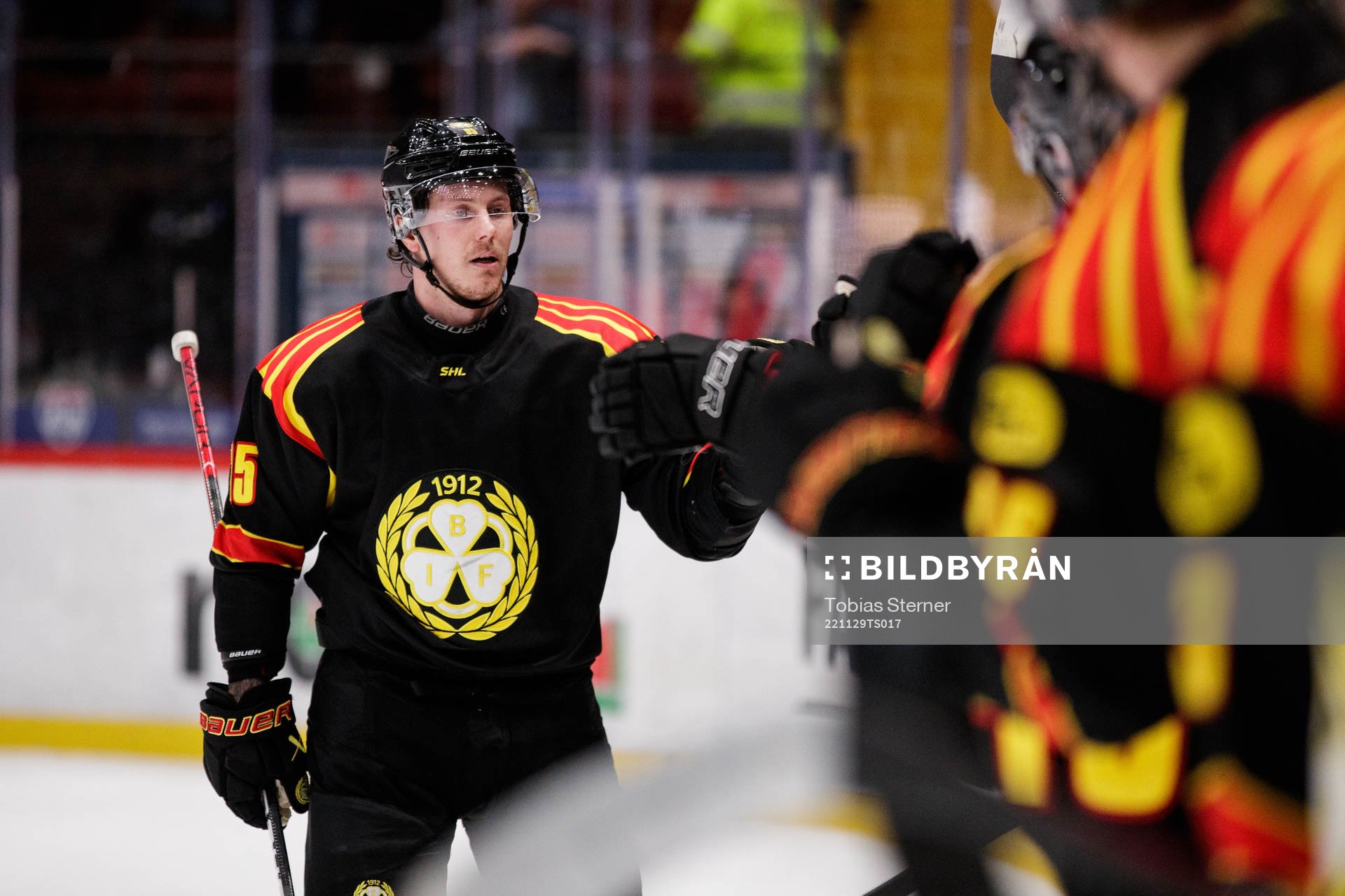 Brynäs Nick Olesen jublar