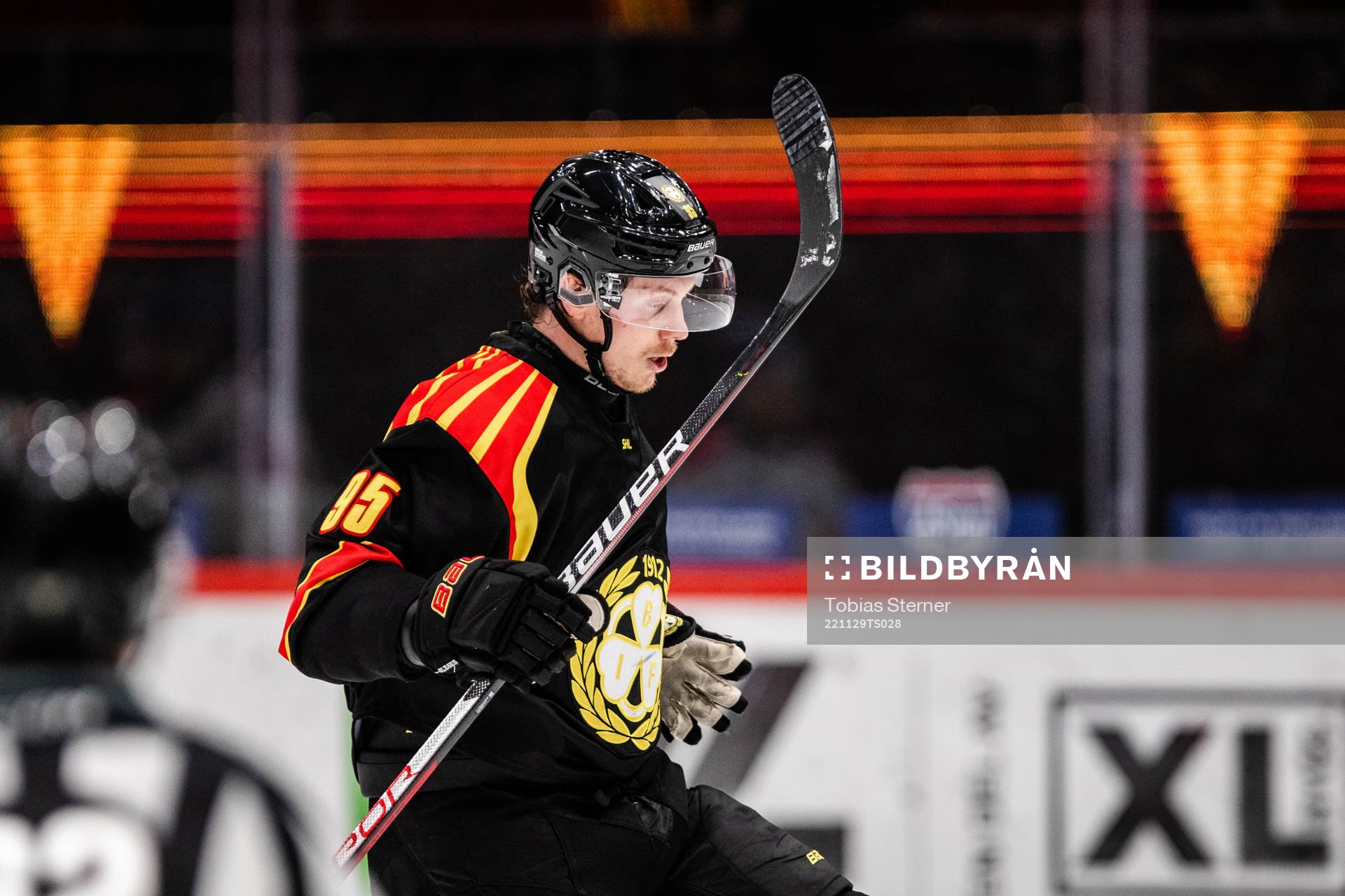 Brynäs Nick Olesen jublar