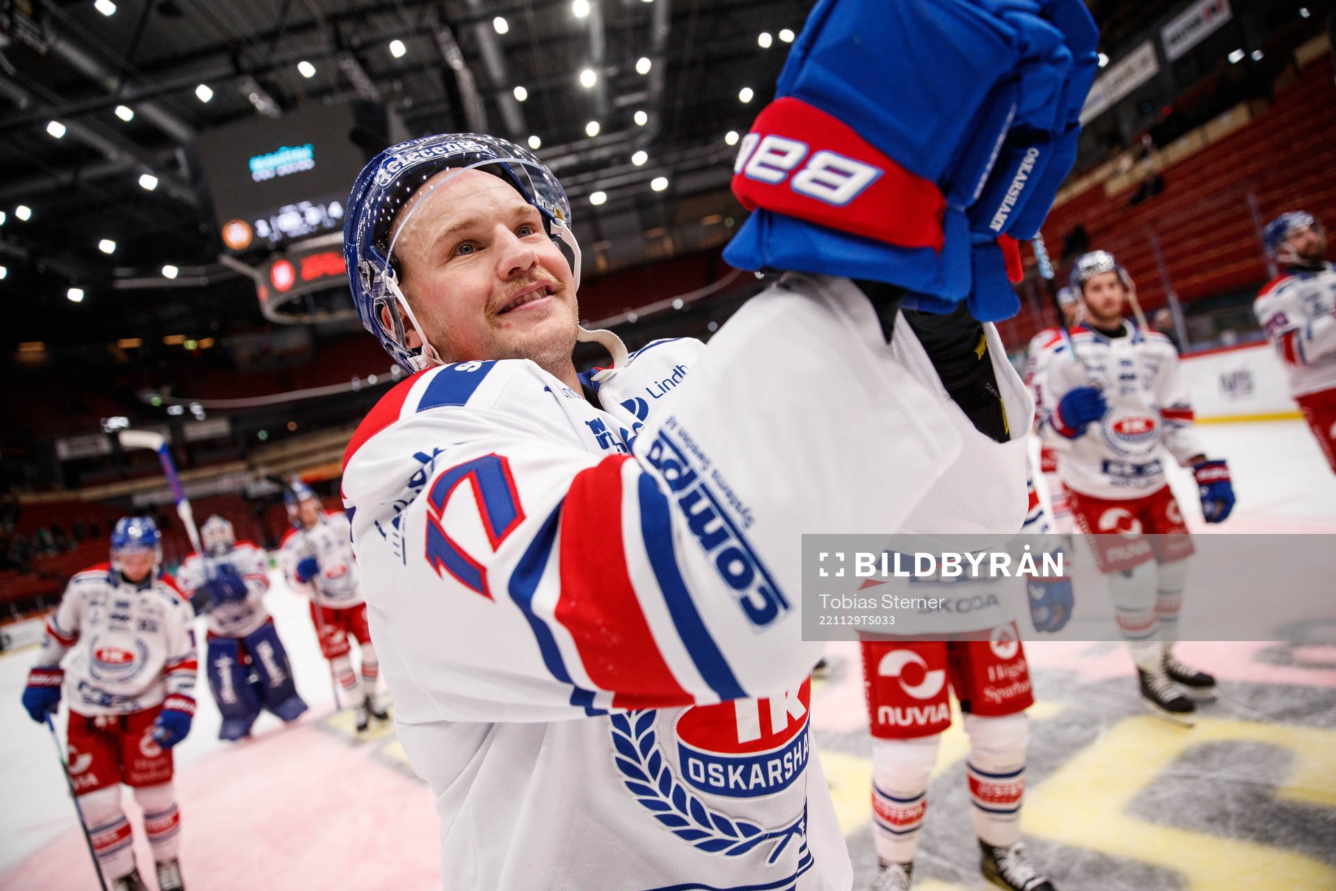 Oskarshamns Jonas Engström jublar