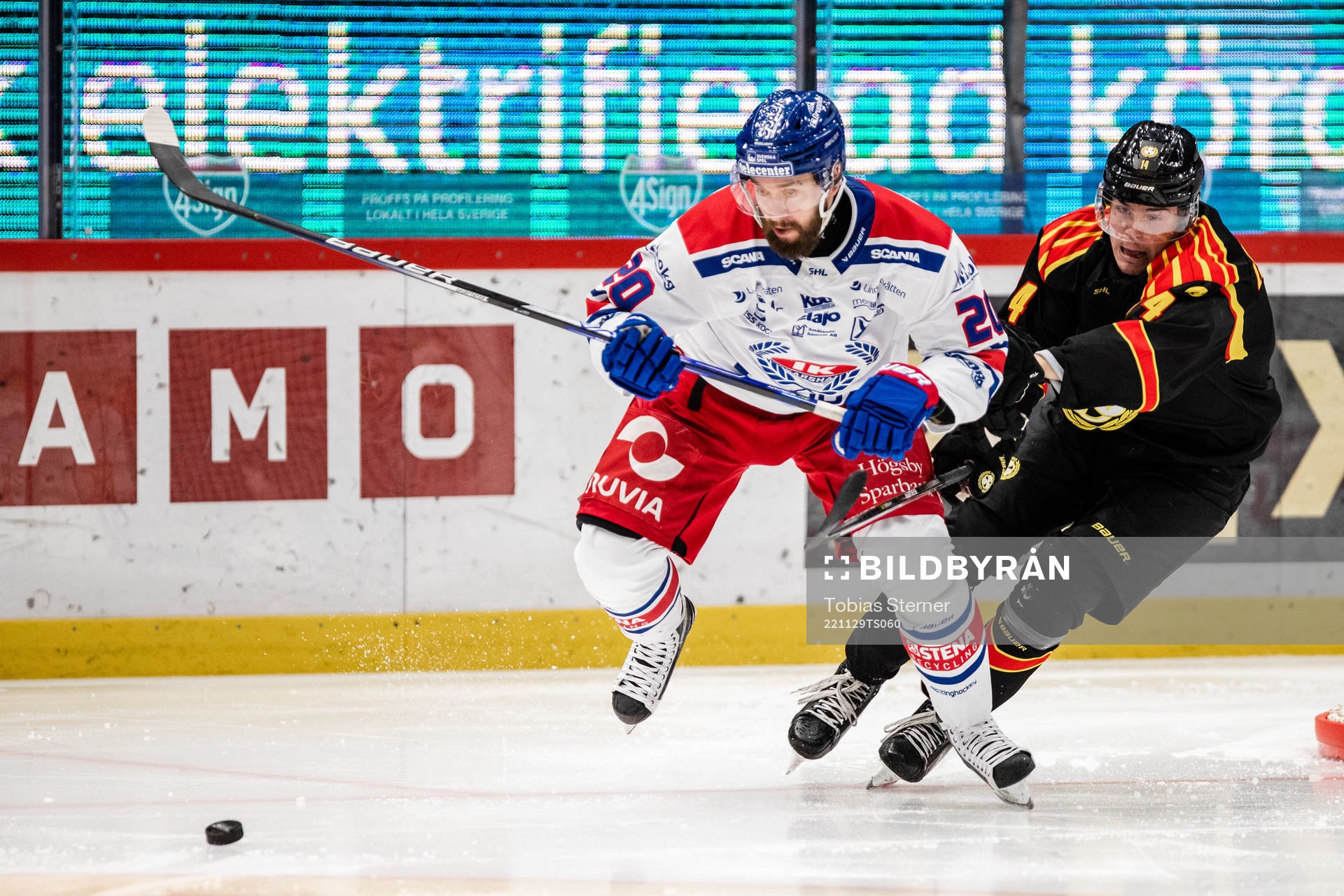 Oskarshamns Hynek Zohorna och Brynäs Alexander Ljungkrantz