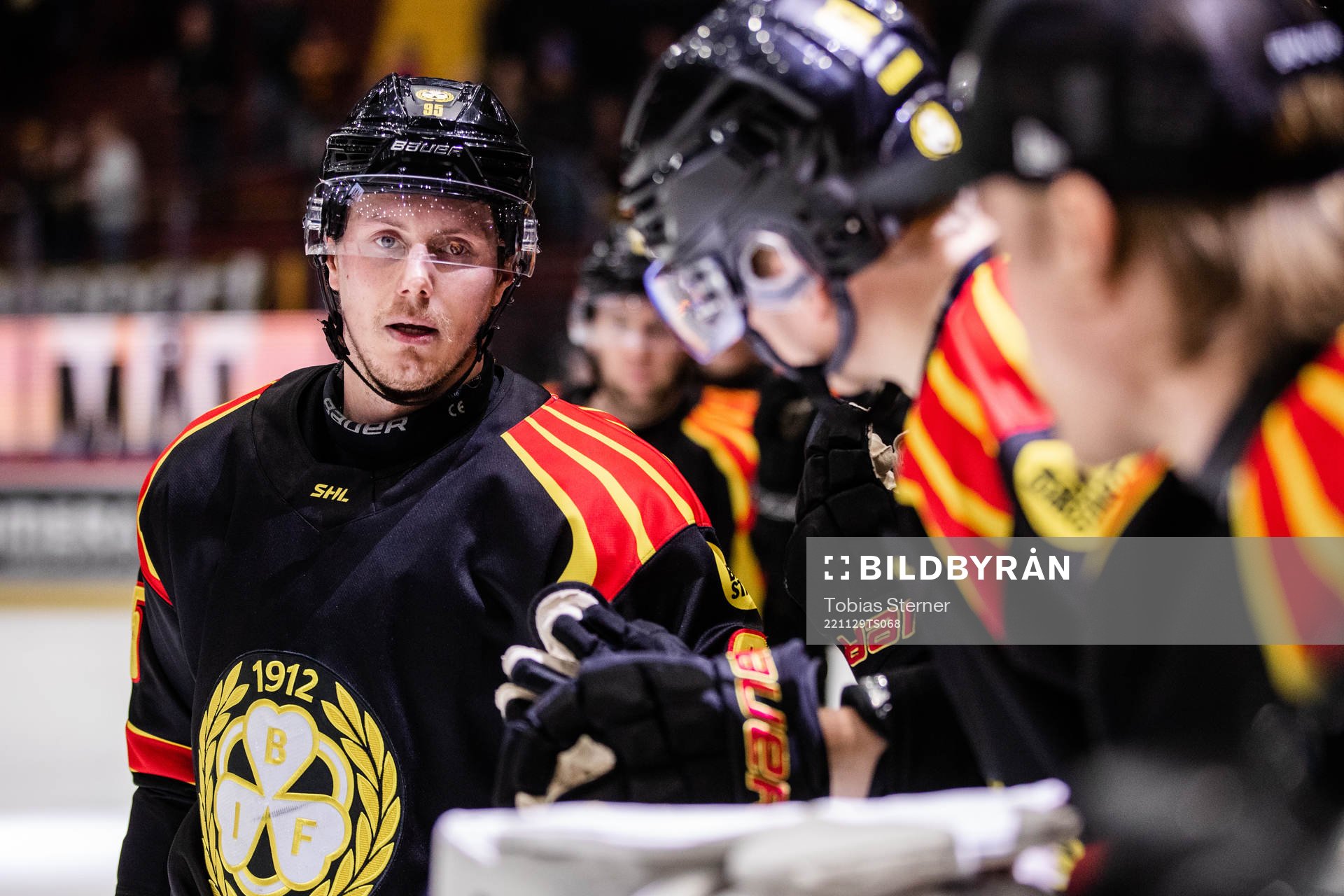 Brynäs Nick Olesen jublar