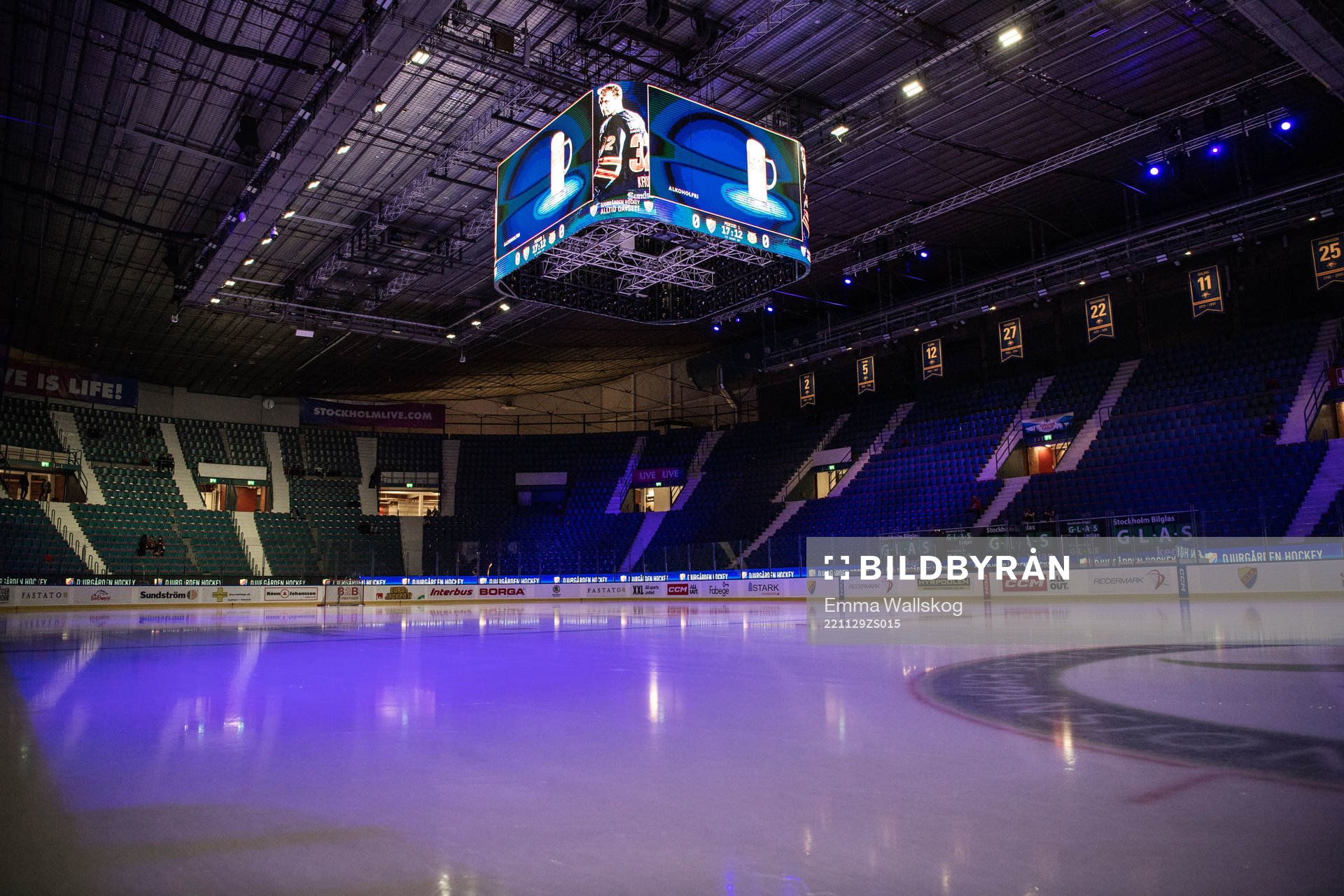 Interiör vy över Hovet
