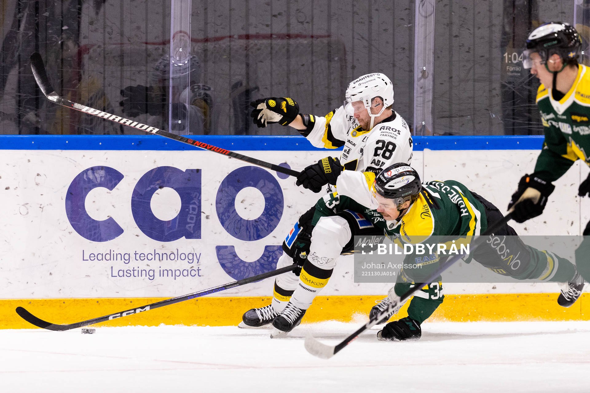 Västerås Lukas Zetterberg och Östersunds Albin Runesson