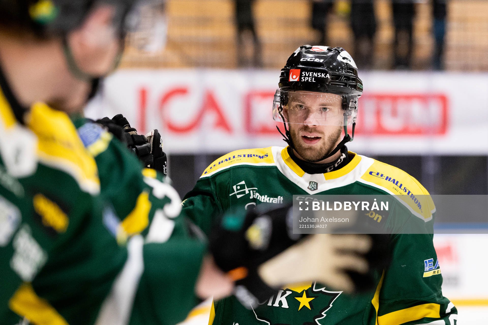 Östersunds Henrik Marklund jublar