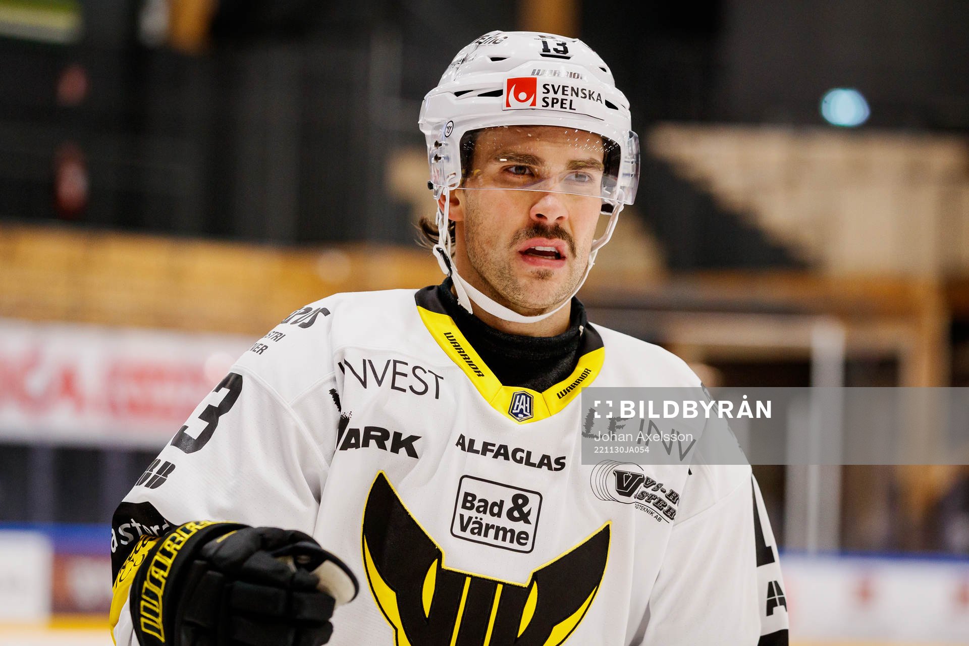 Västerås Trevor Cheek  jublar