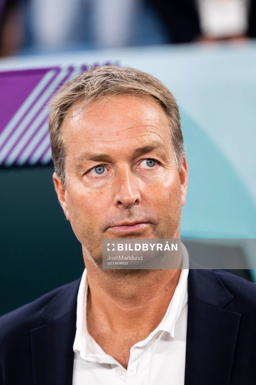 Head coach Kasper Hjulmand of Denmark