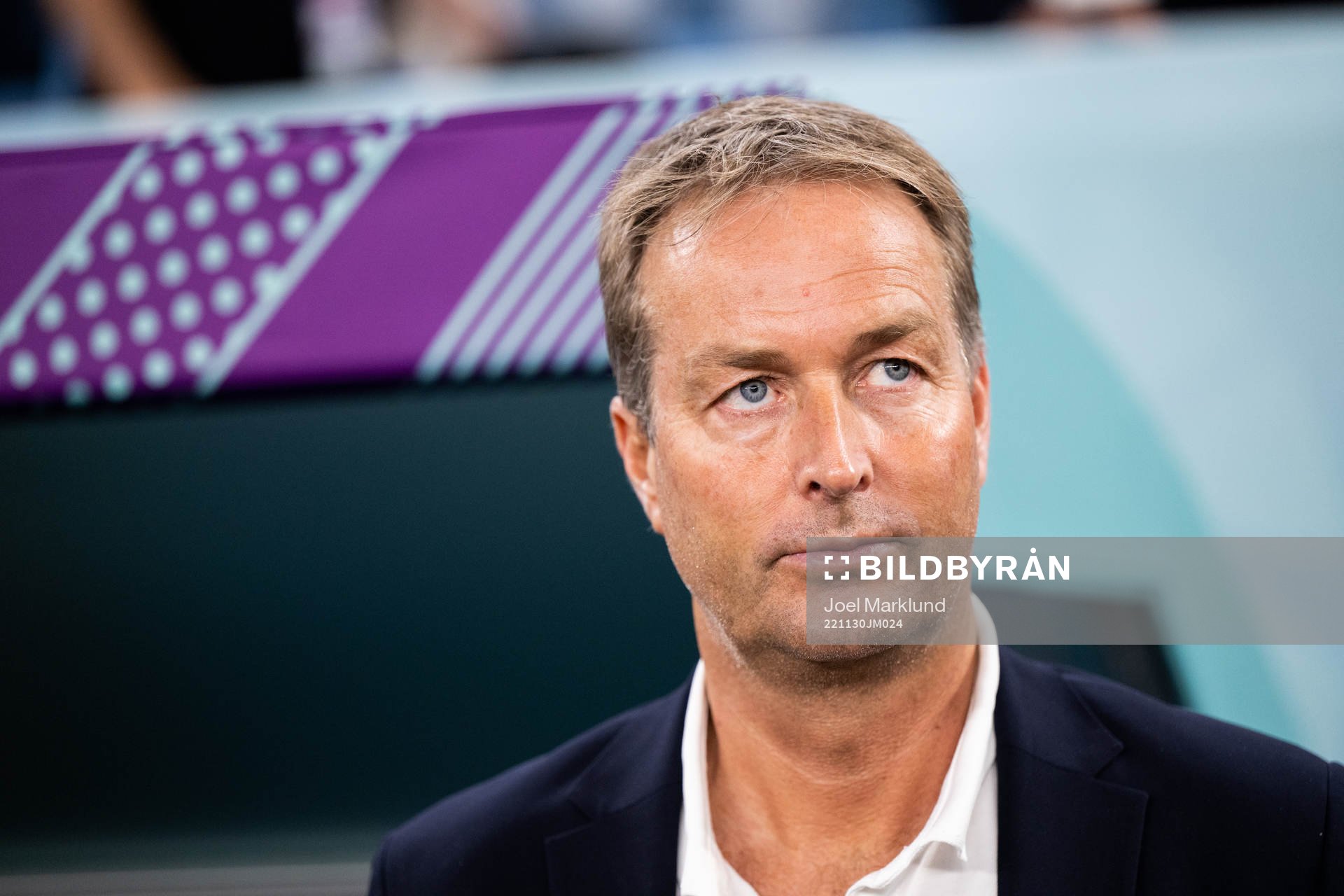Head coach Kasper Hjulmand of Denmark