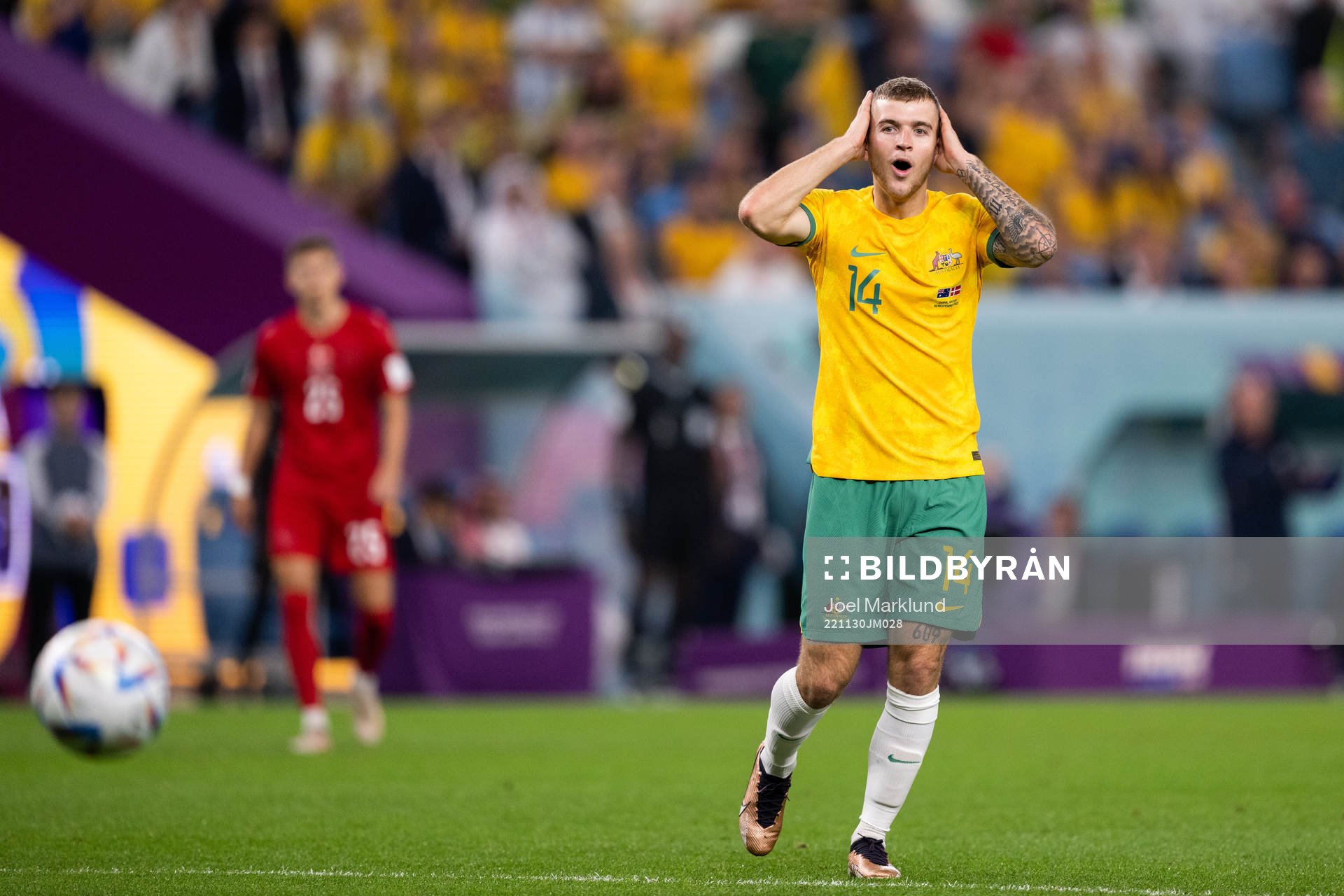 Riley McGree of Australia looks dejected