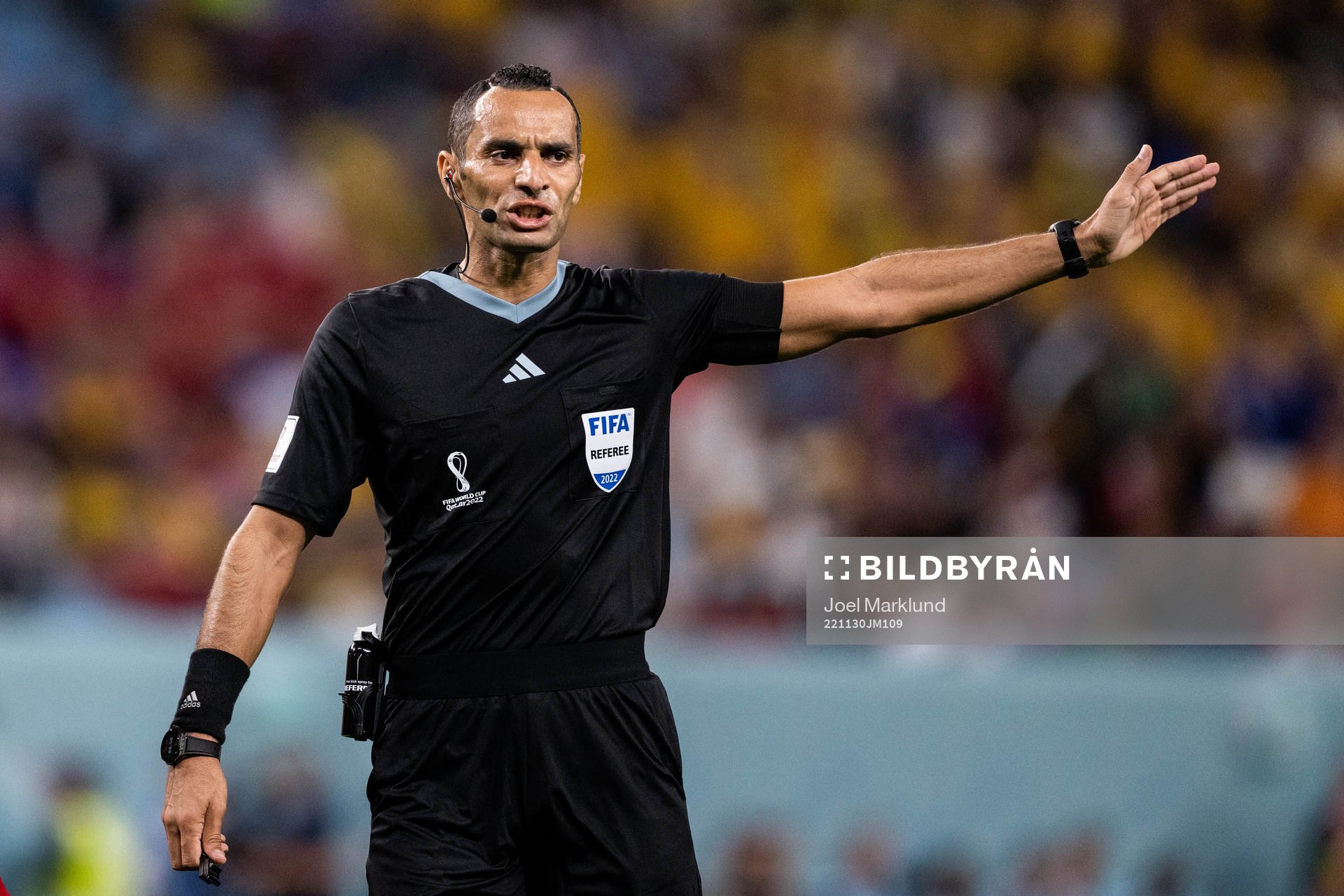 Referee Mustapha Ghorbal