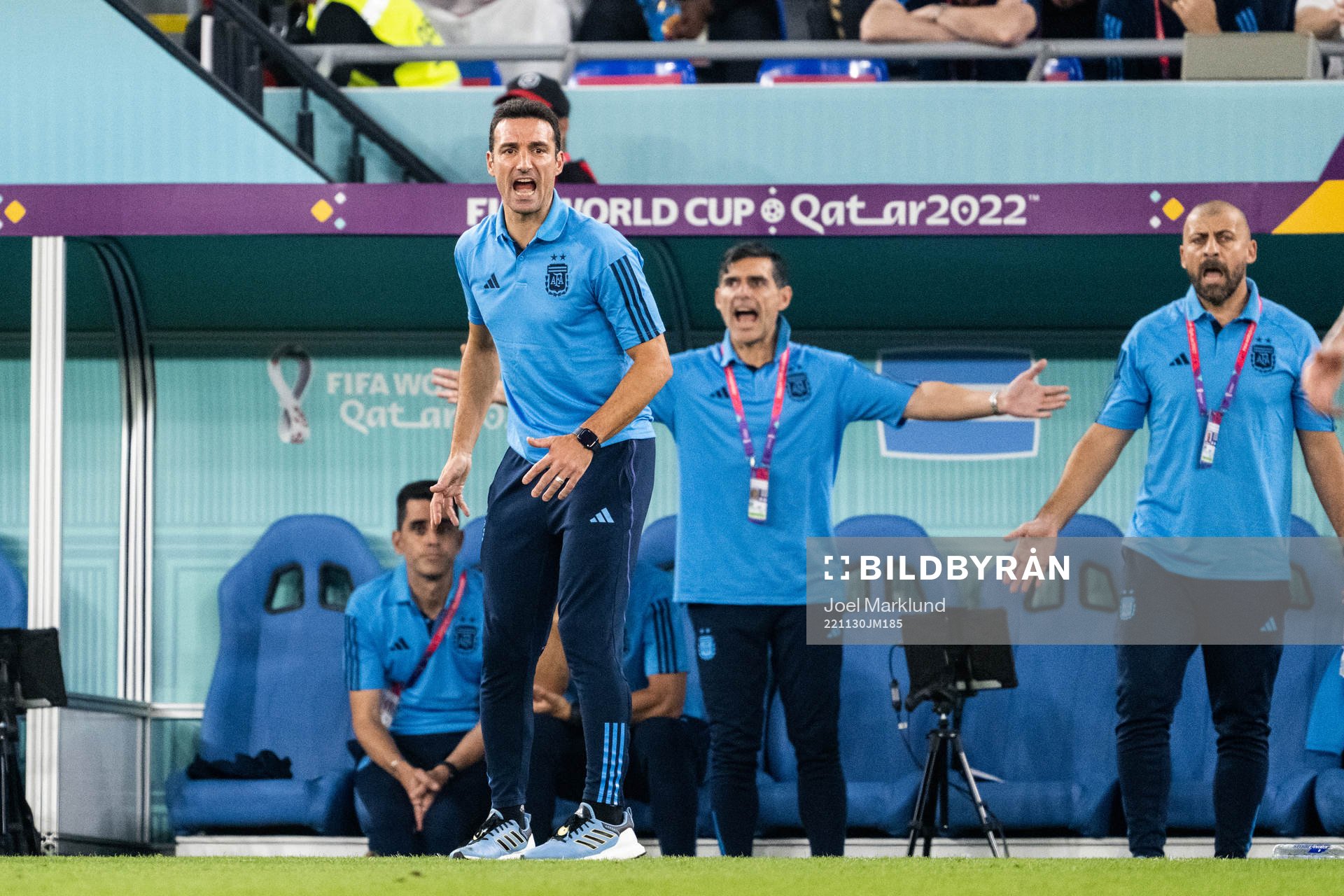 Head coach Lionel Scaloni of Argentina