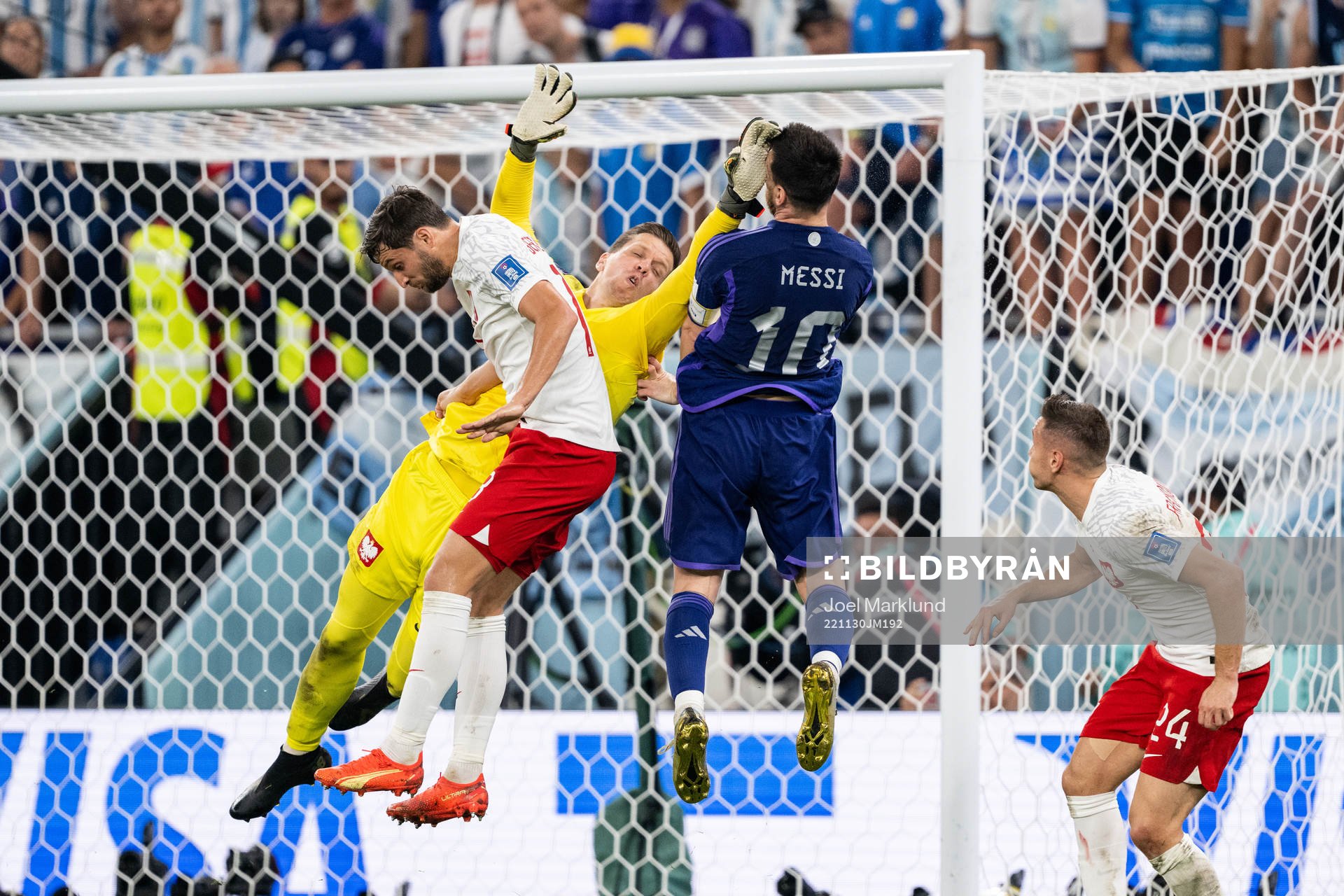 Goalkeeper Wojciech Szczesny of Poland in a situation with