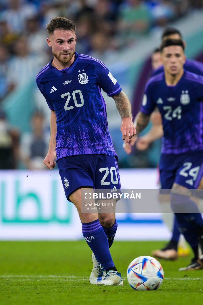 Alexis Mac Allister of Argentina