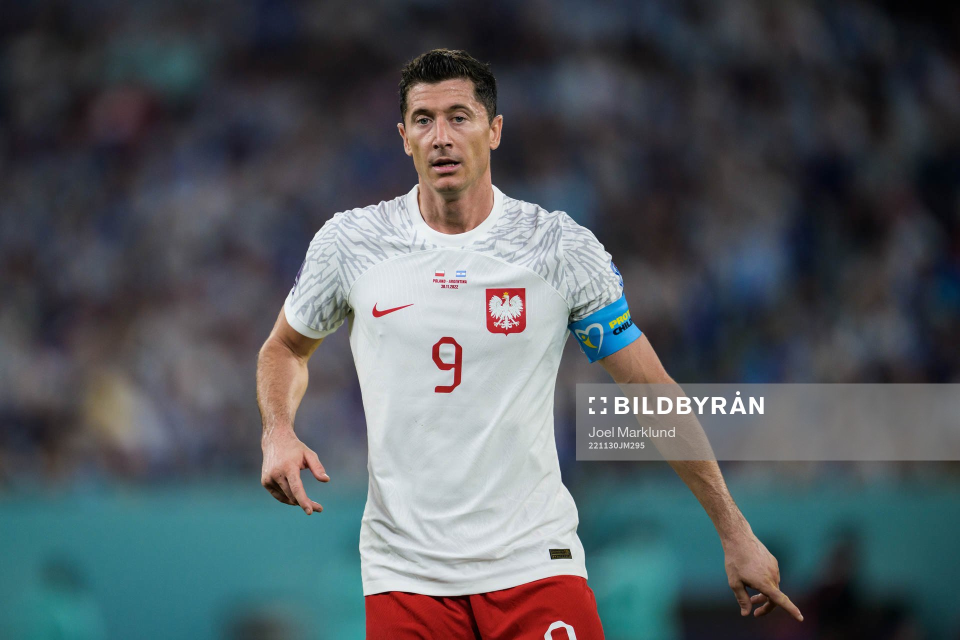 Robert Lewandowski of Poland