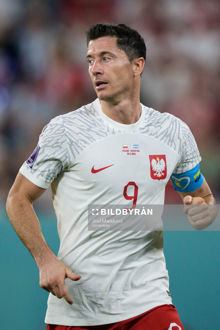 Robert Lewandowski of Poland