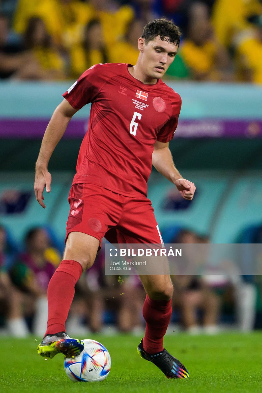 Andreas Christensen of Denmark