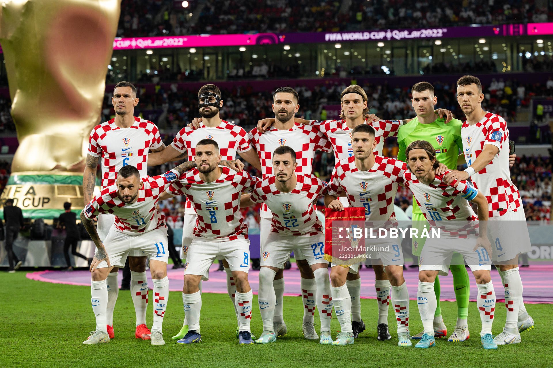 The starting eleven of Croatia