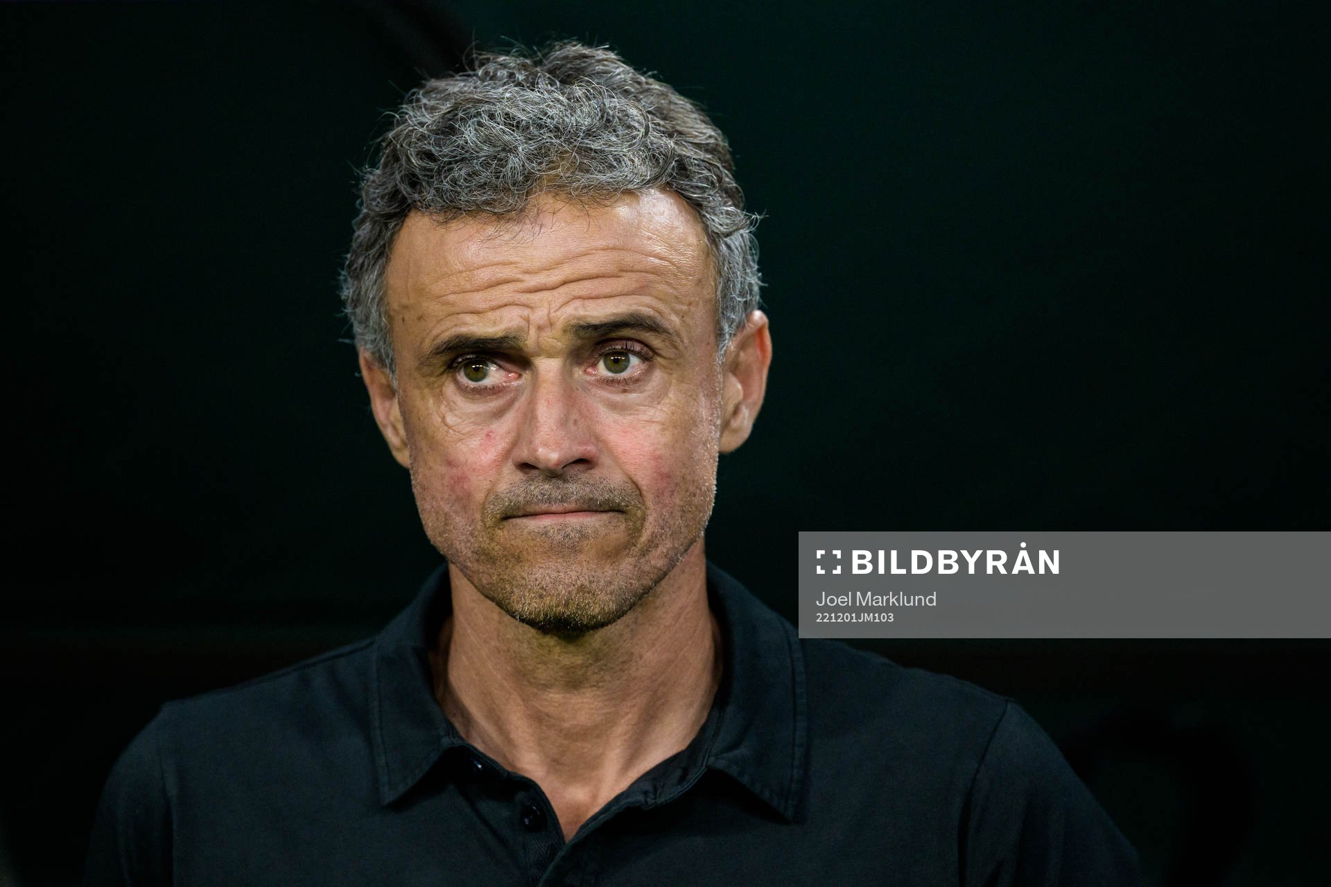 head coach Luis Enrique of Spain during the FIFA World Cup 2022 football match between Japan and Spain on December 1, 2022 in Doha.