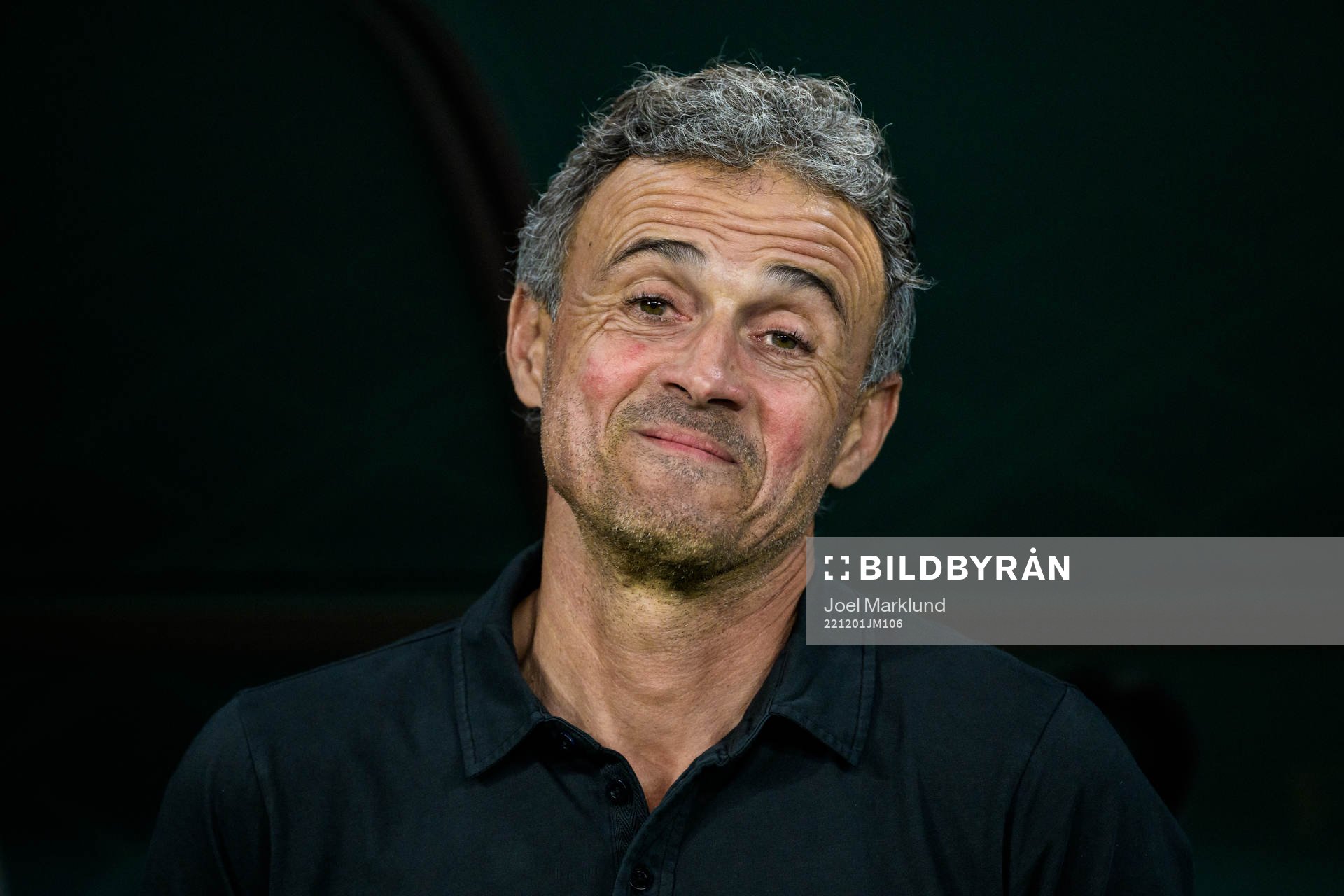 head coach Luis Enrique of Spain during the FIFA World Cup 2022 football match between Japan and Spain on December 1, 2022 in Doha.