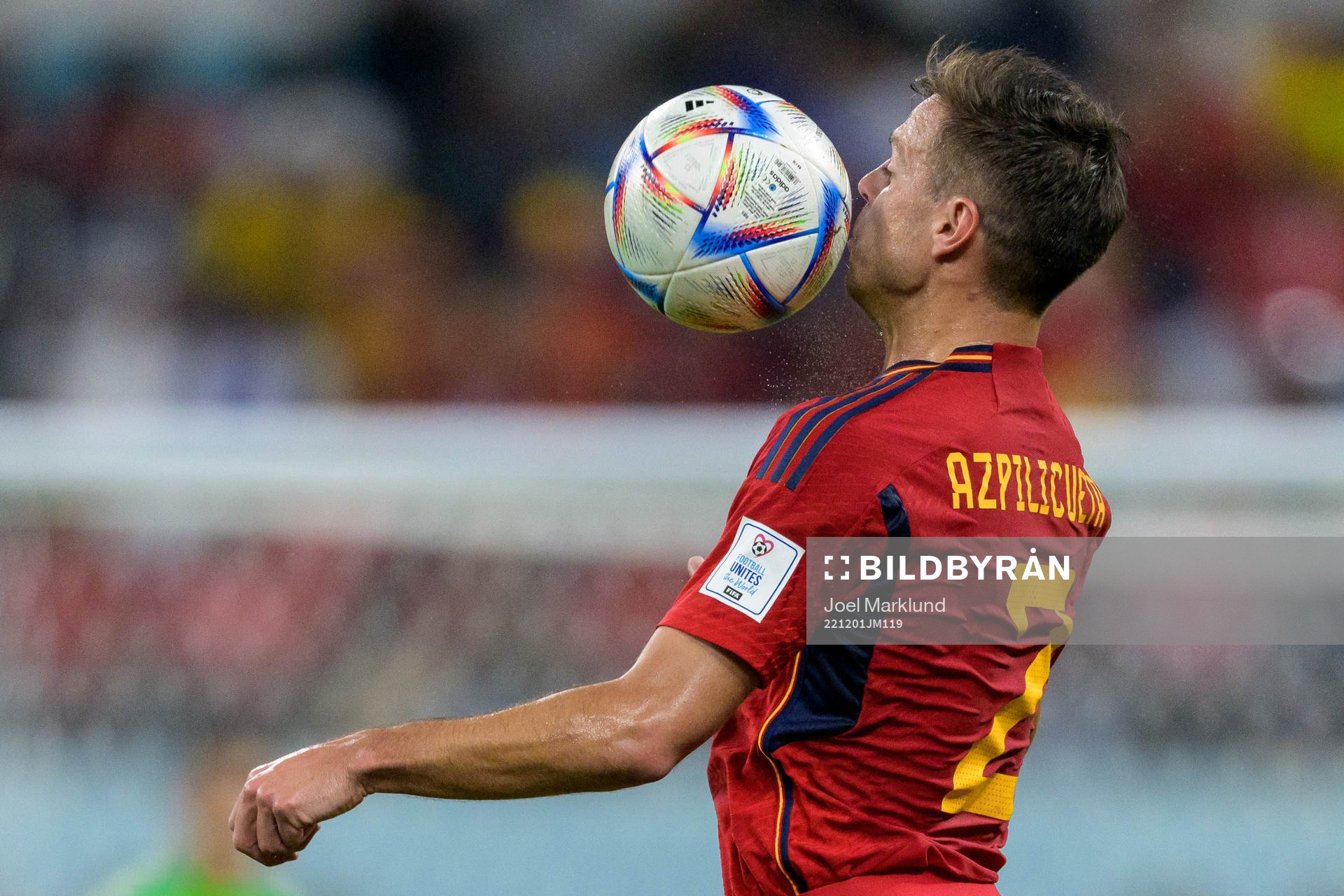 Cesar Azpilicueta of Spain